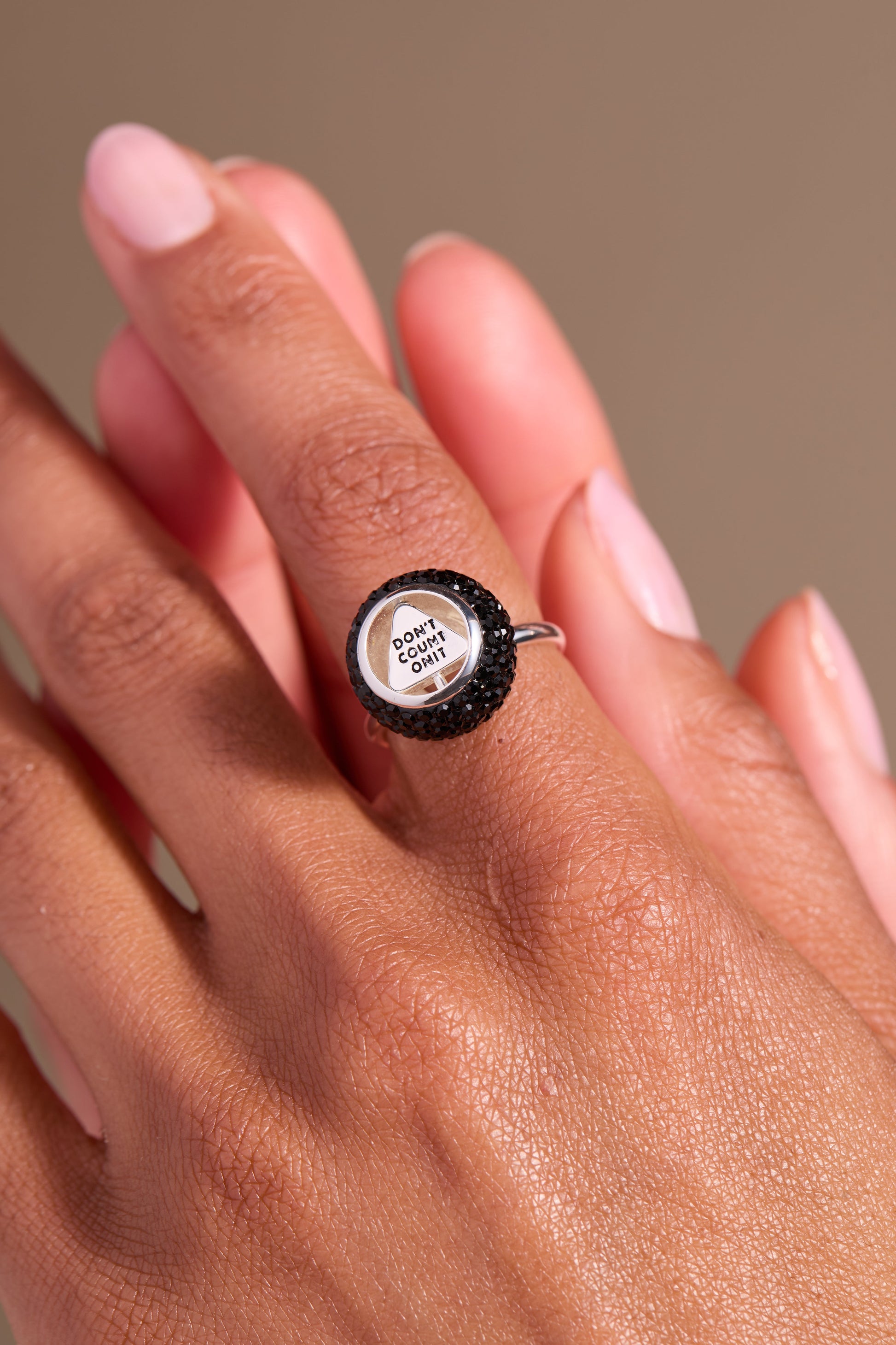 Magic 8 Ball™ Studs Silver