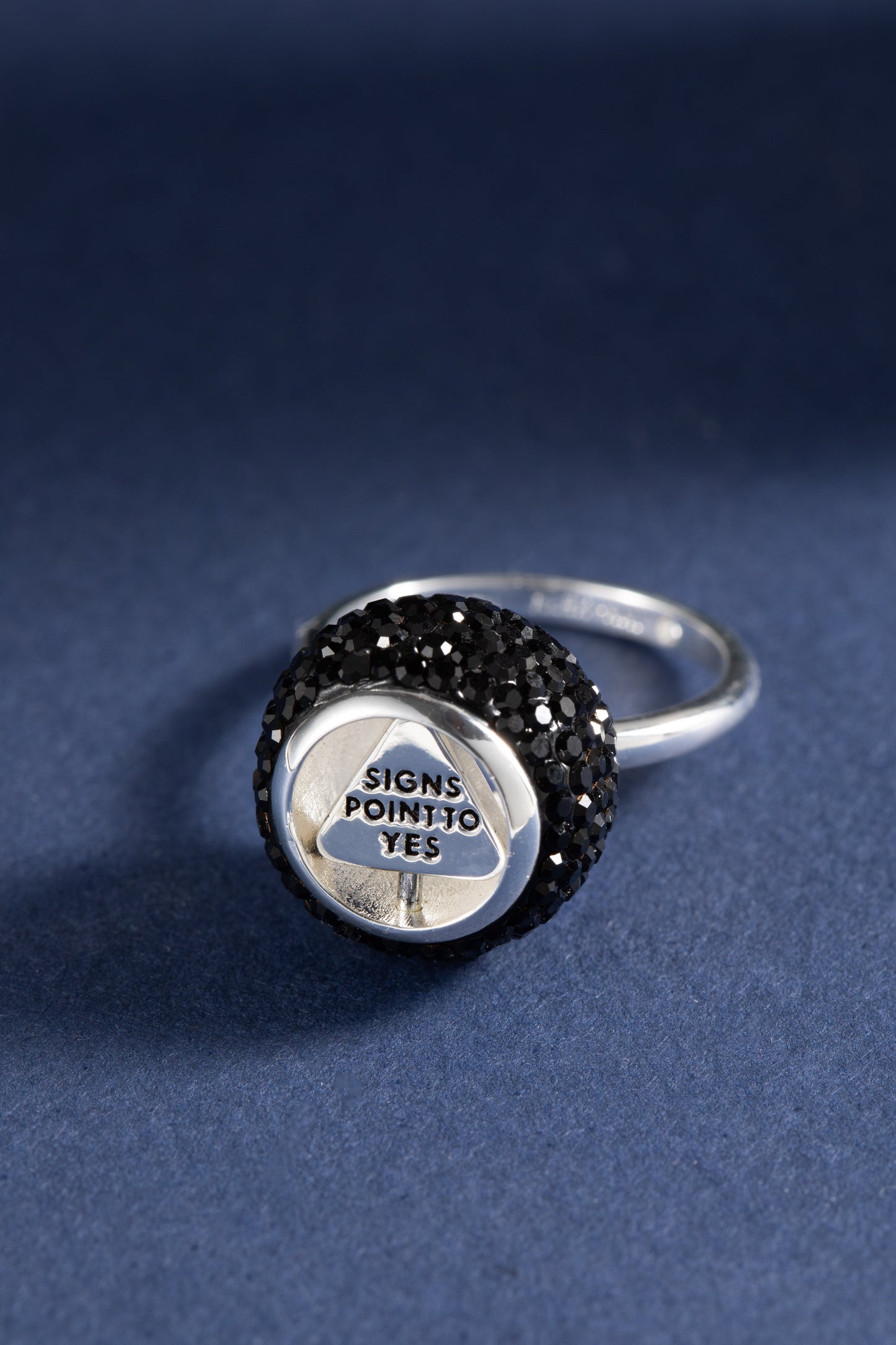 Magic 8 Ball™ Studs Silver