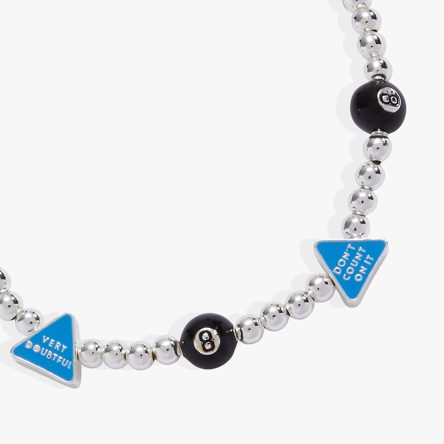 Magic 8 Ball™ Stretch Bracelet Silver