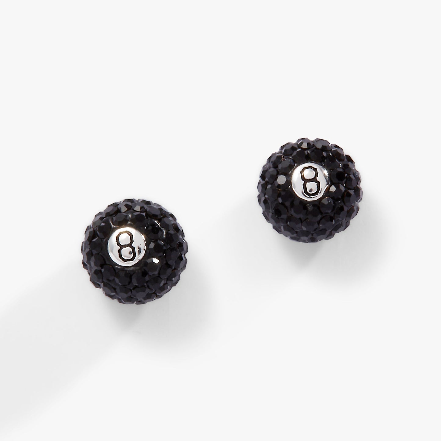Magic 8 Ball™ Studs Silver