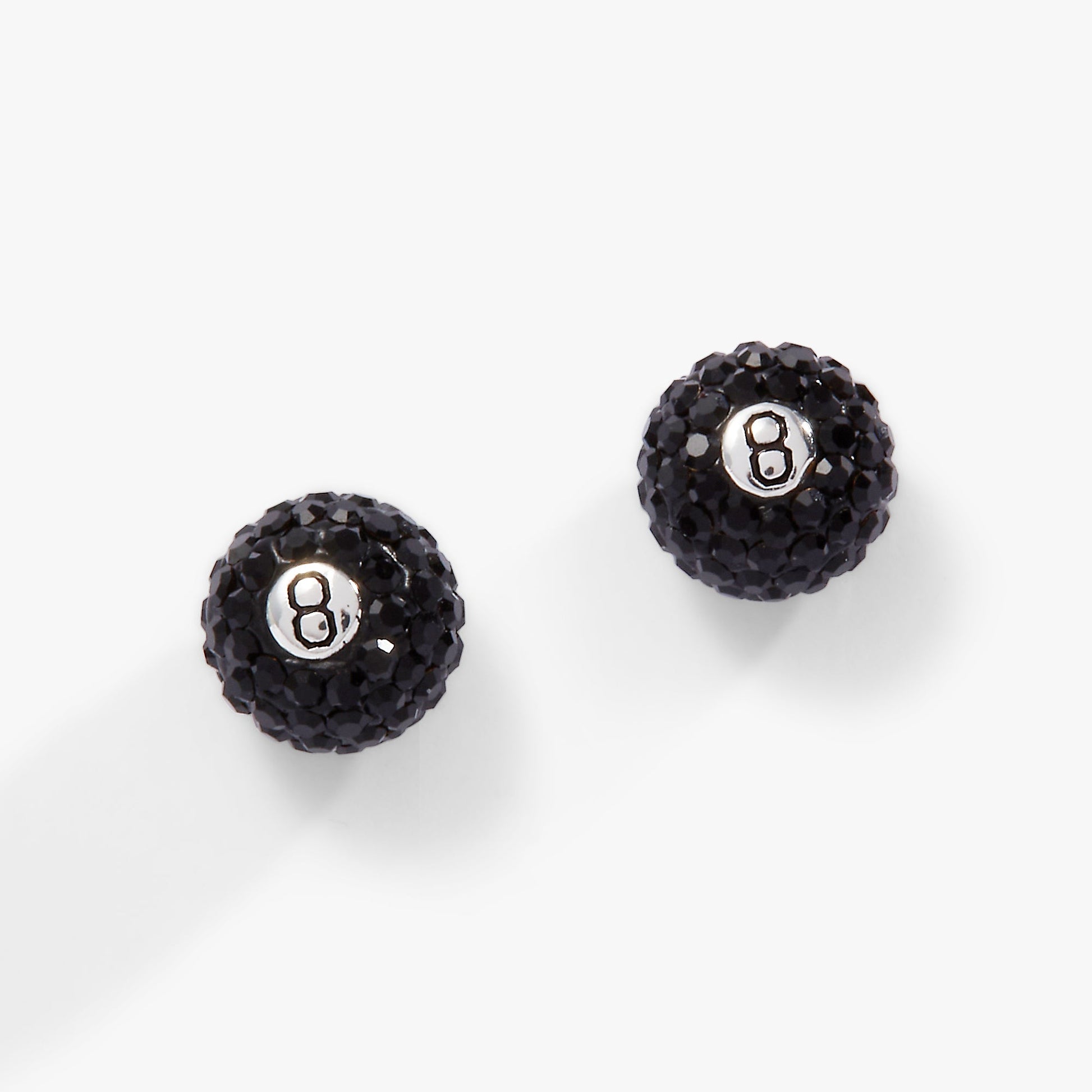 Magic 8 Ball™ Studs Silver