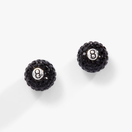 Magic 8 Ball™ Studs Silver