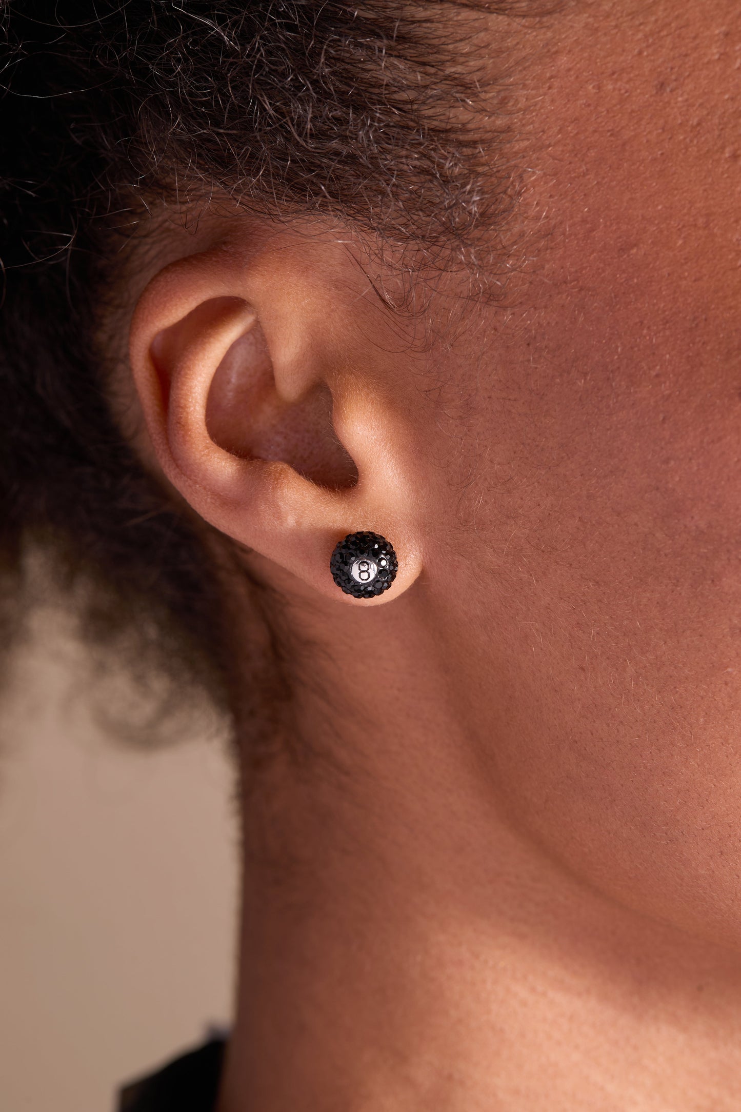 Magic 8 Ball™ Studs Silver