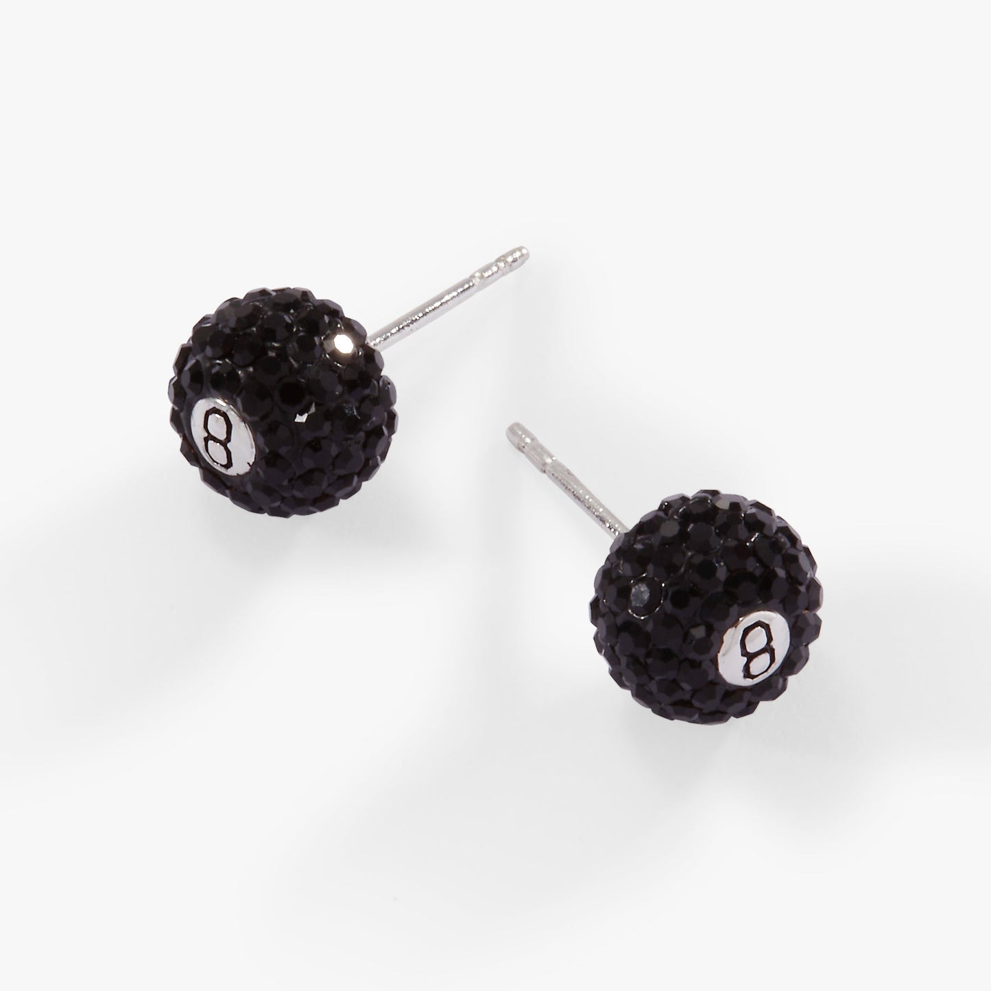Magic 8 Ball™ Studs Silver