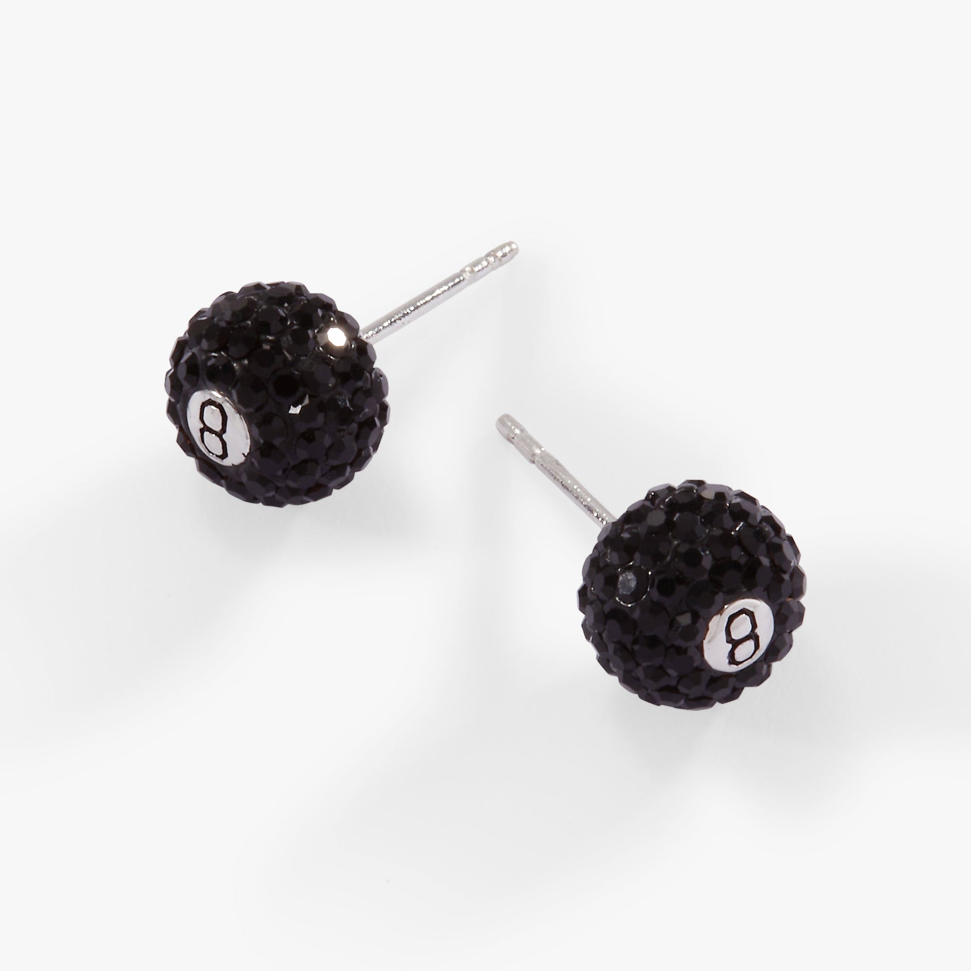 Magic 8 Ball™ Studs Silver
