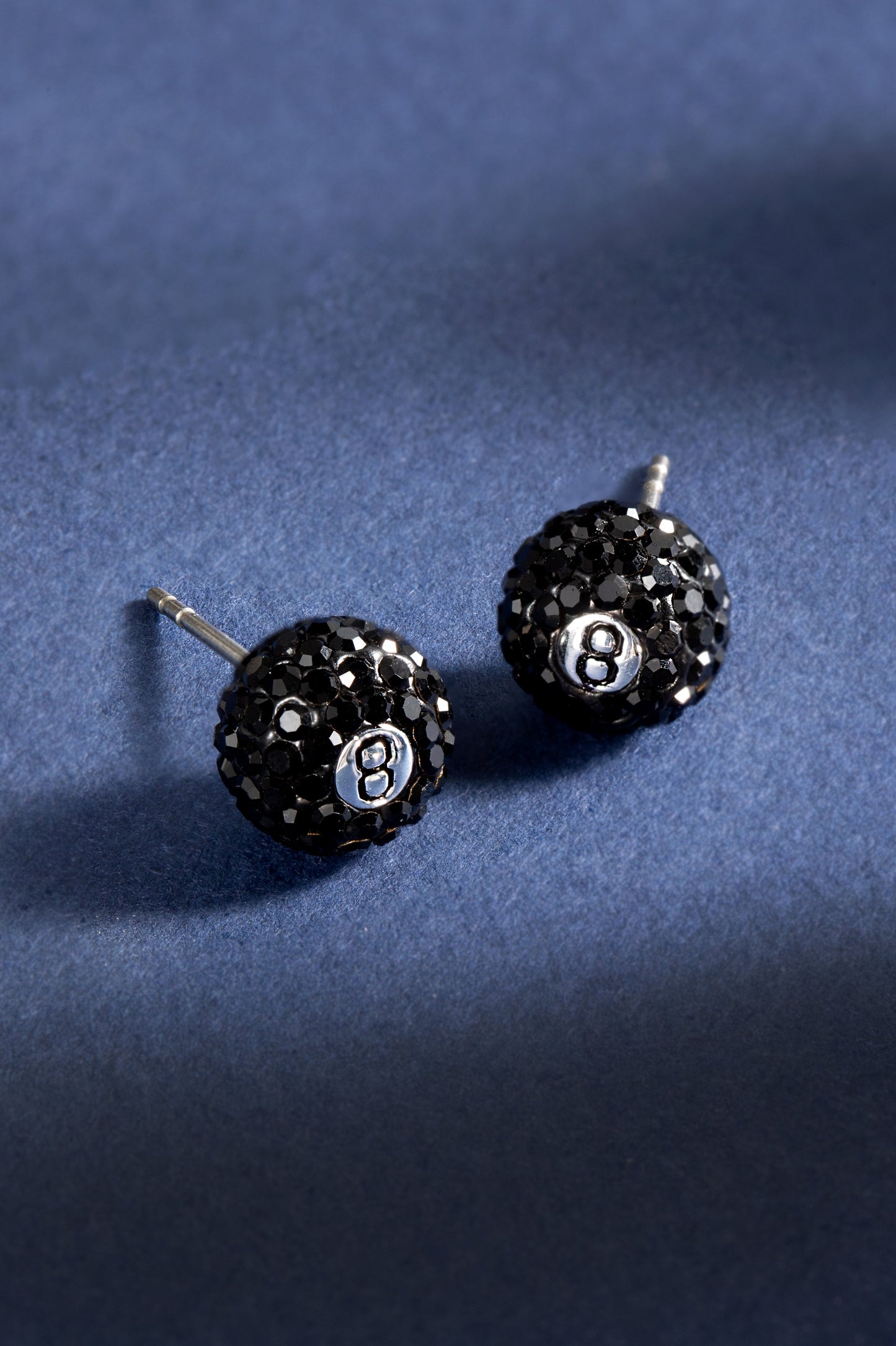 Magic 8 Ball™ Studs Silver