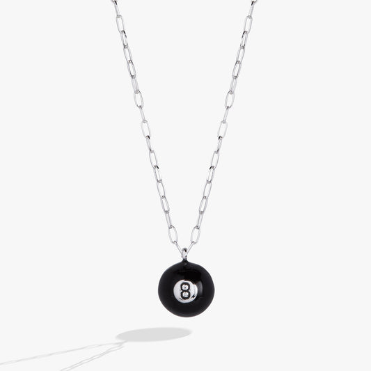 Magic 8 Ball™ Spinner Pendant Silver