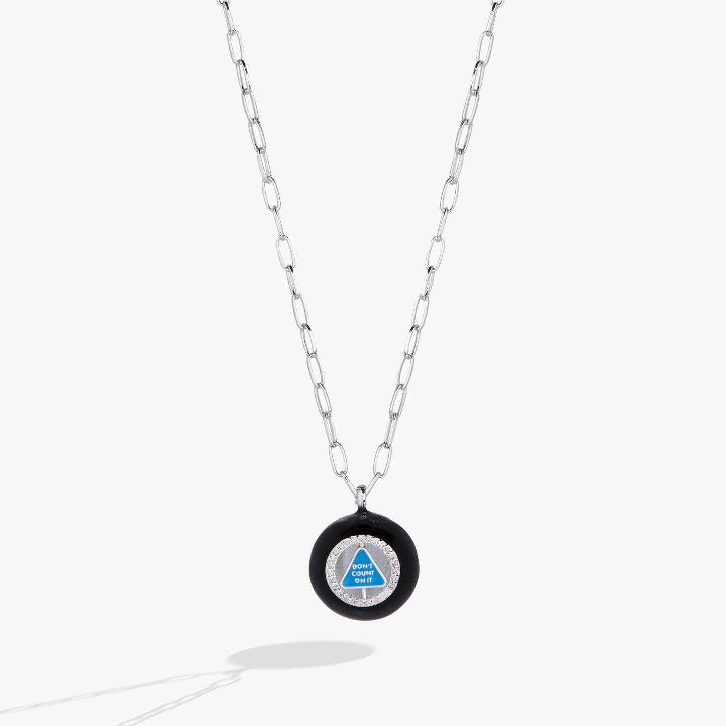 Magic 8 Ball™ Spinner Pendant Silver