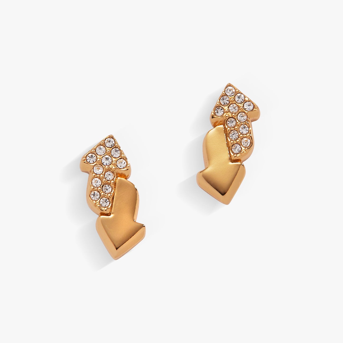 UNO™ Reverse Stud Earring Gold
