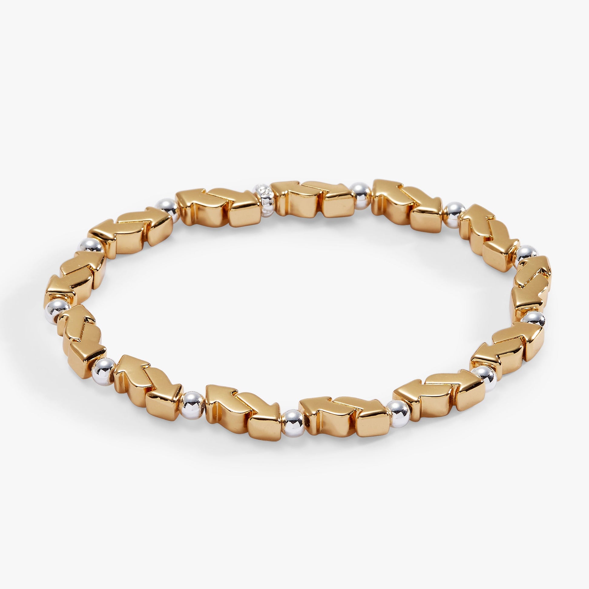 UNO™ Reverse Symbol Stretch Bracelet Two Tone