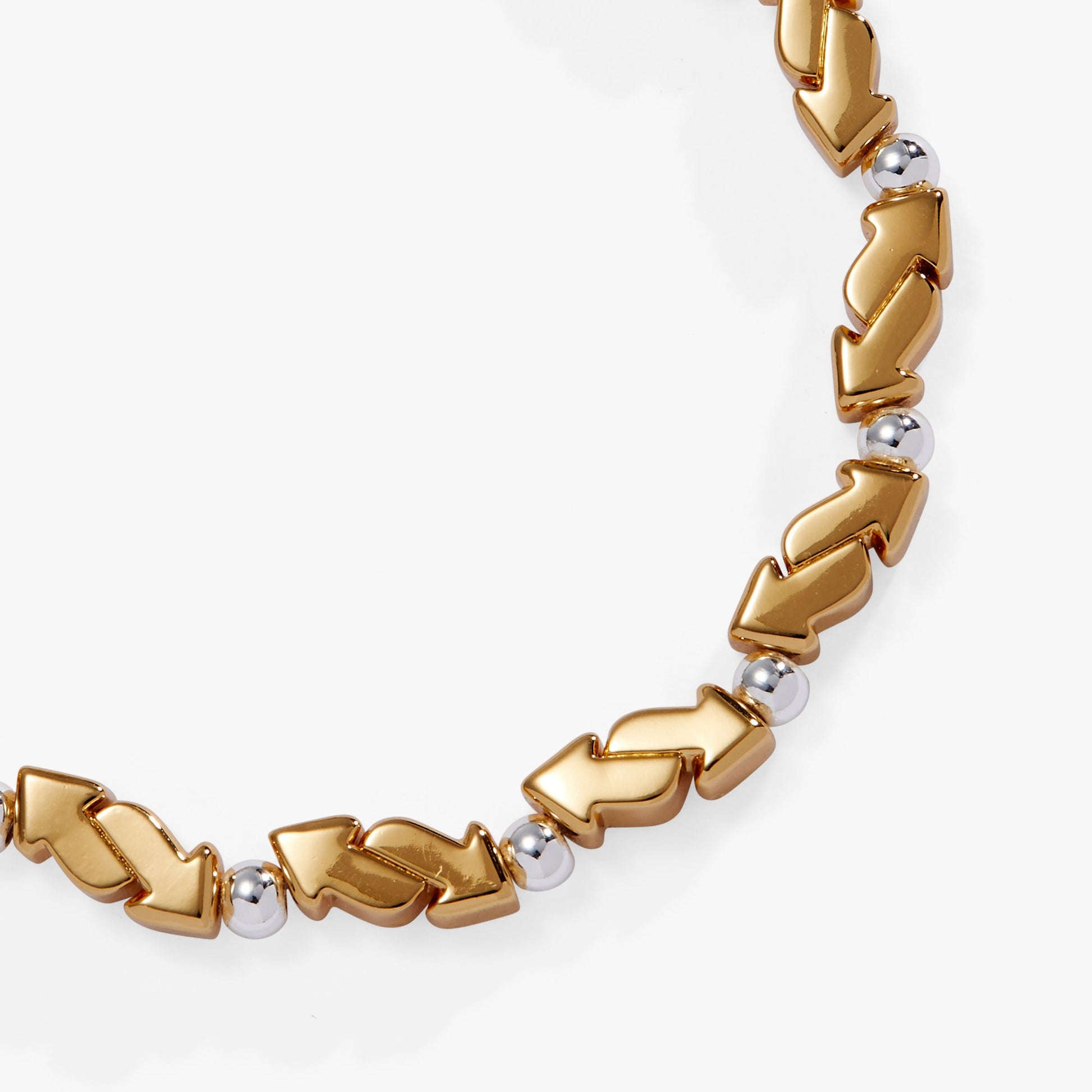 UNO™ Reverse Symbol Stretch Bracelet Two Tone