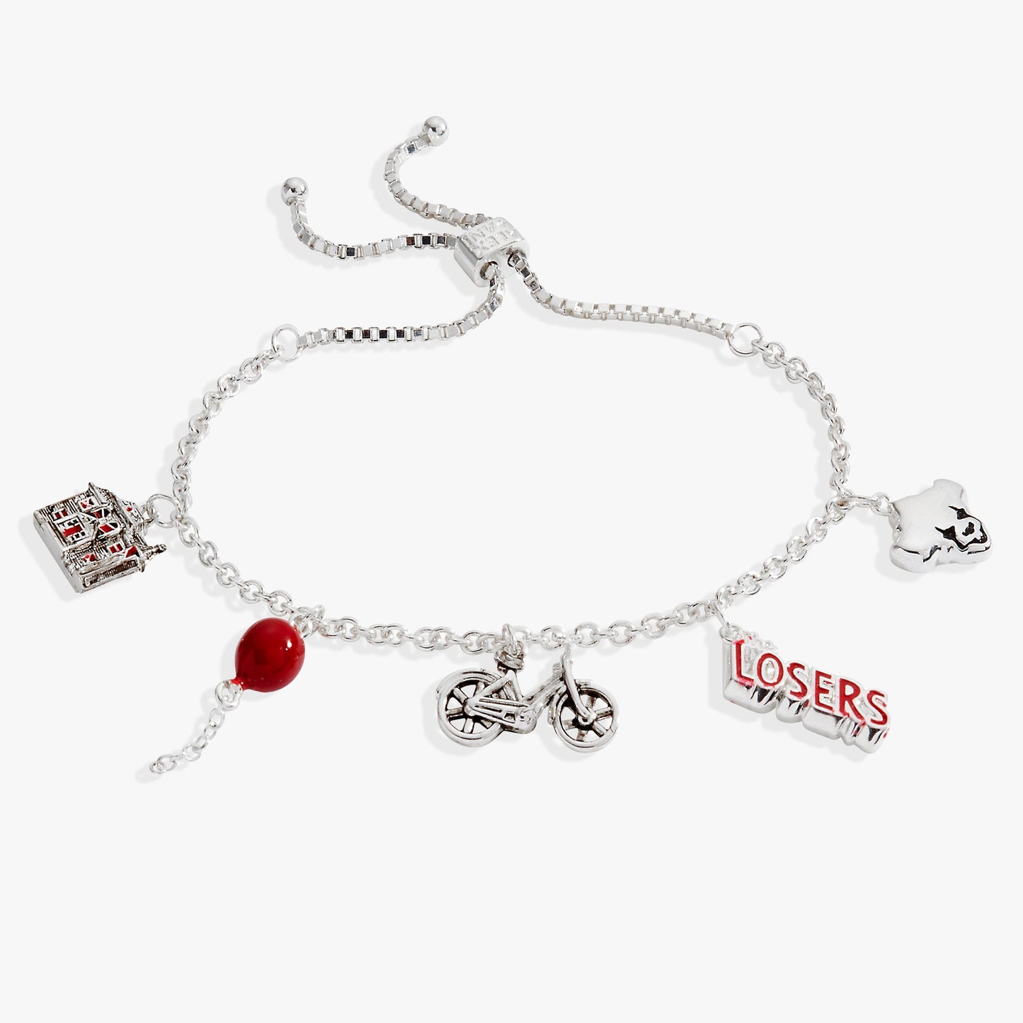 Welcome to Derry™ Charm Bolo Bracelet Silver
