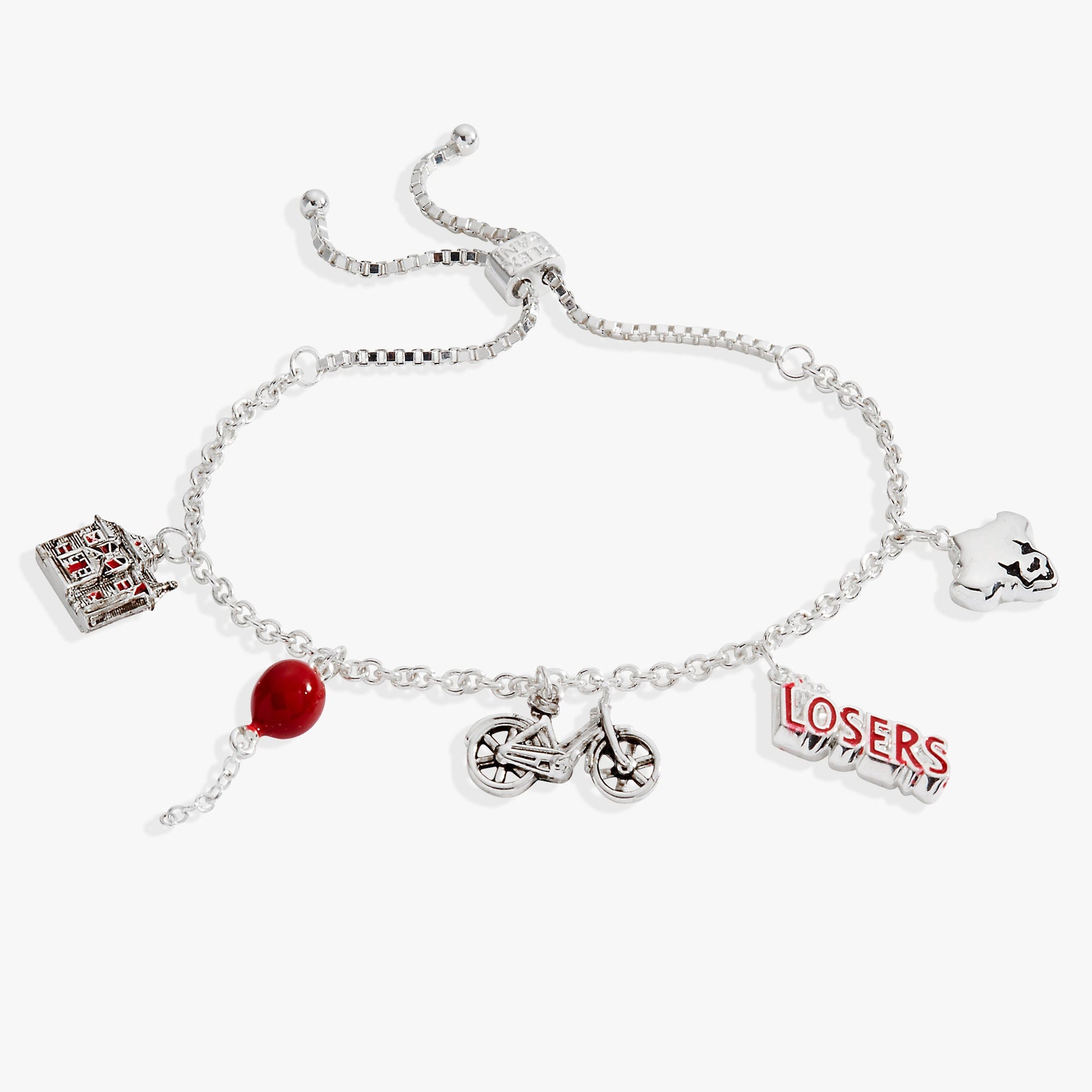 Welcome to Derry™ Charm Bolo Bracelet Silver
