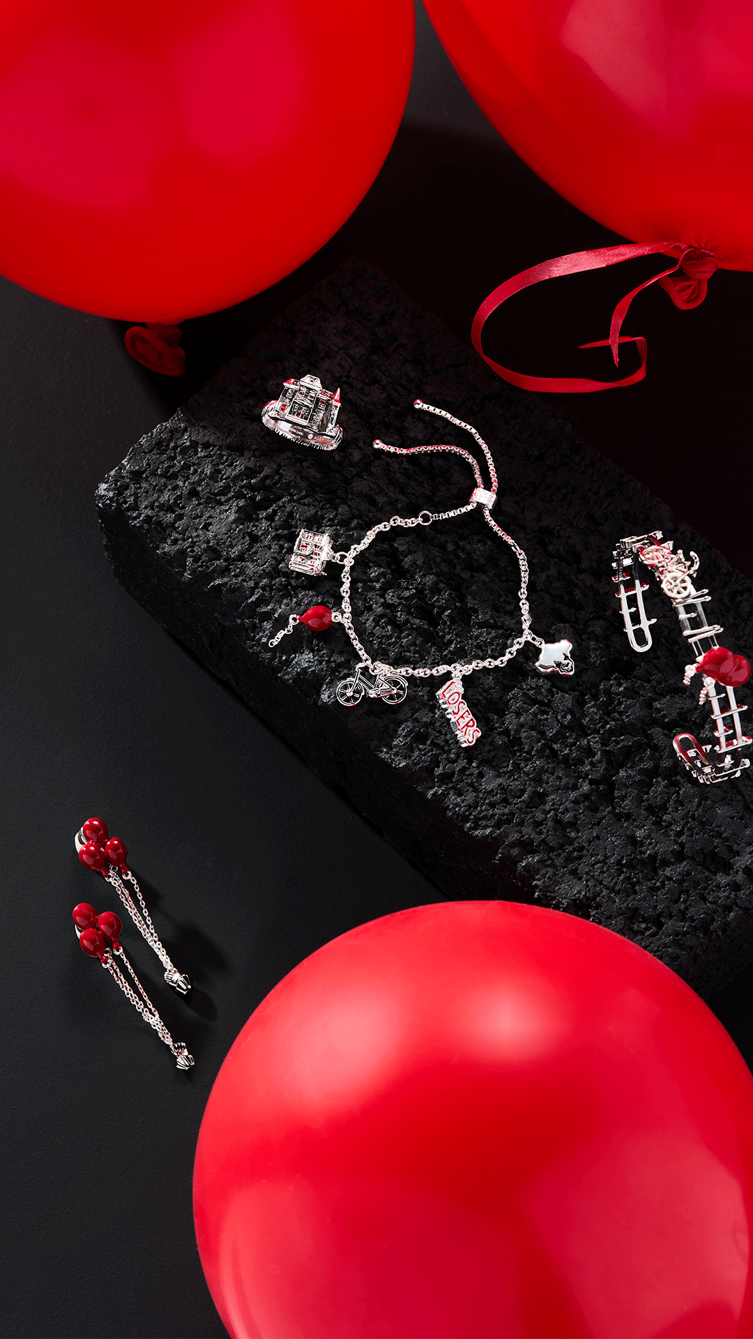 Welcome to Derry™ Charm Bolo Bracelet Silver
