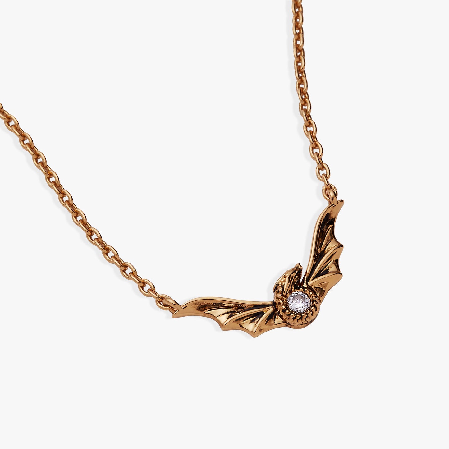 HOUSE OF THE DRAGON™ Syrax Necklace Antique Silver