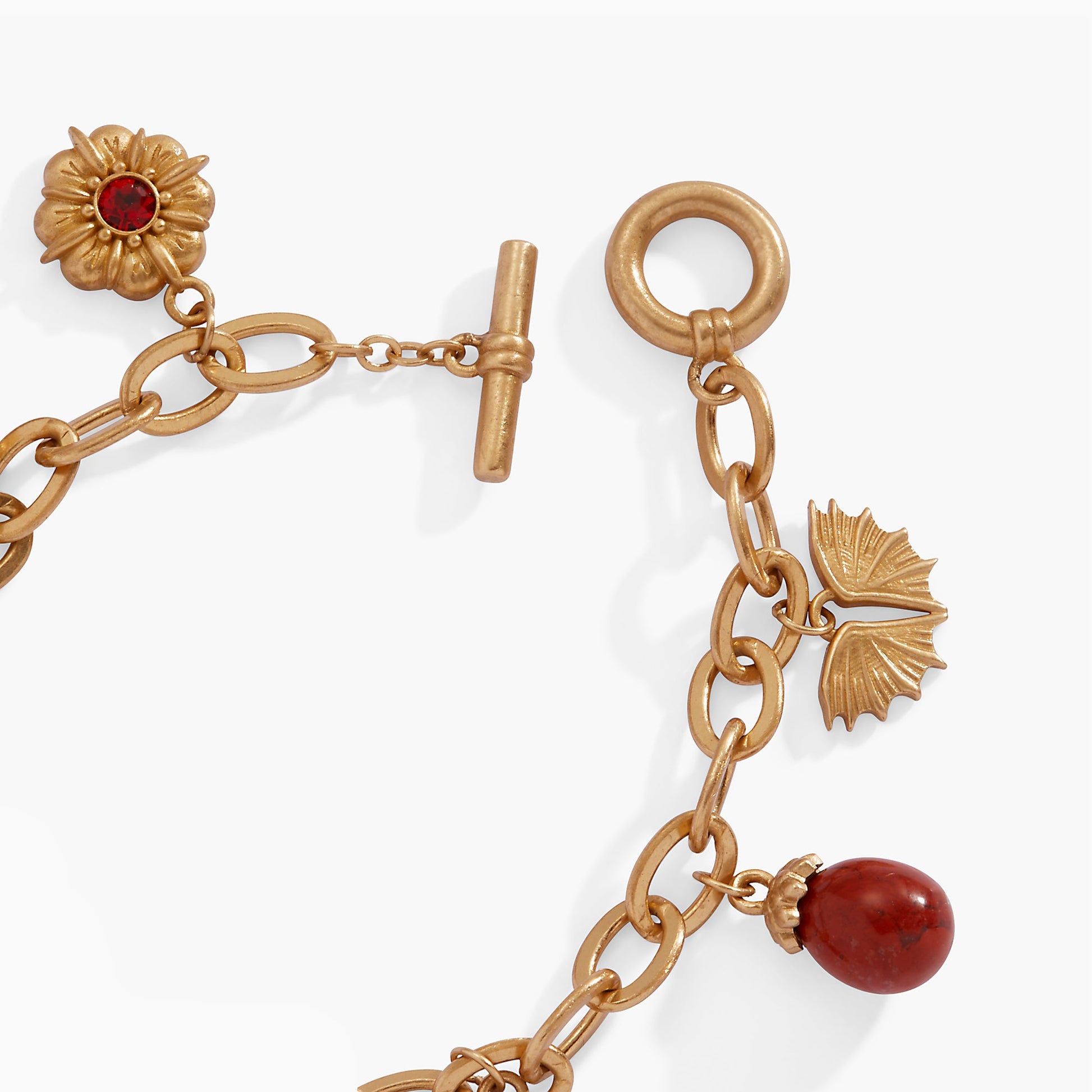 HOUSE OF THE DRAGON™ Toggle Multi-Charm Bracelet Antique Gold