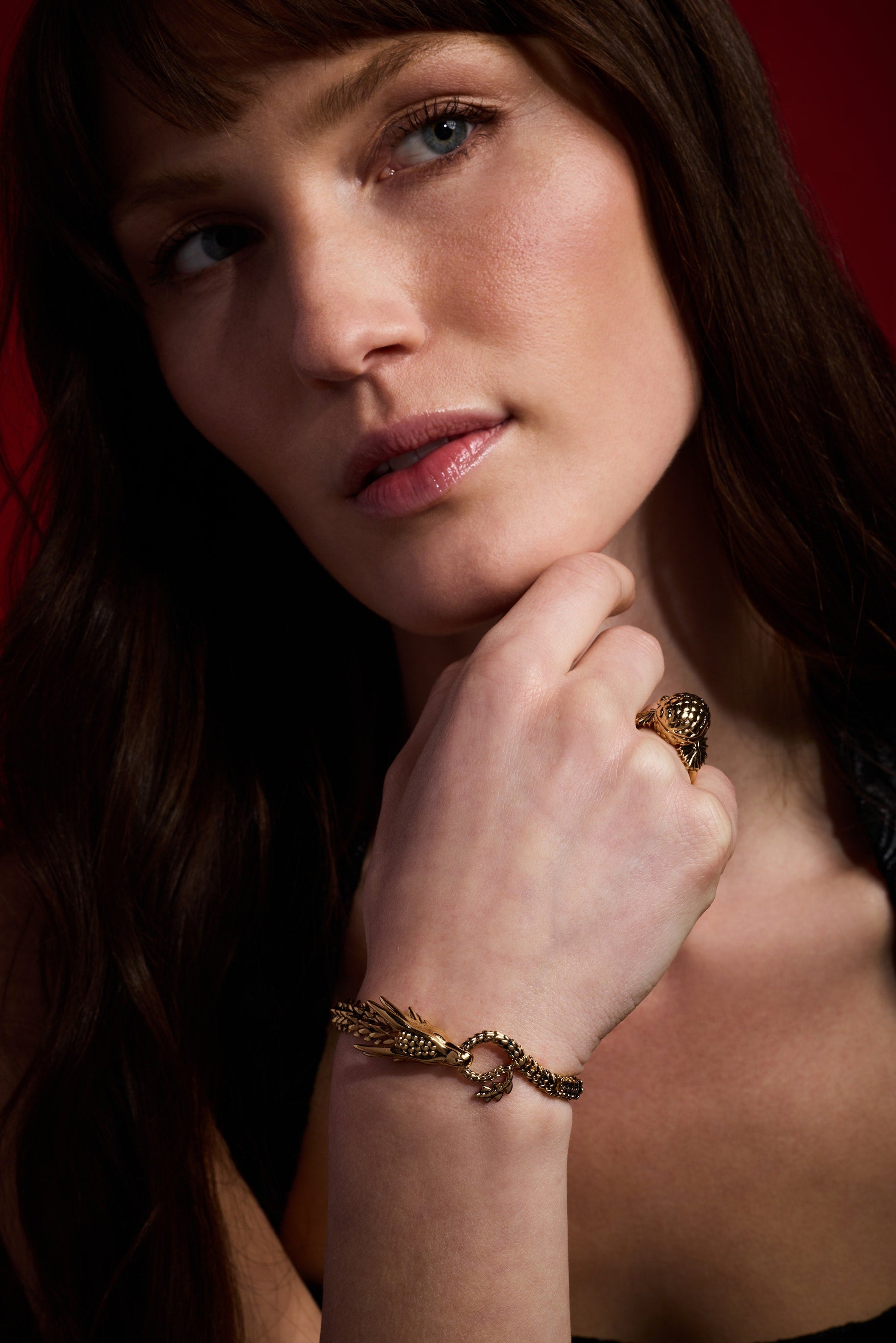 HOUSE OF THE DRAGON™ Syrax Linear Bracelet Gold