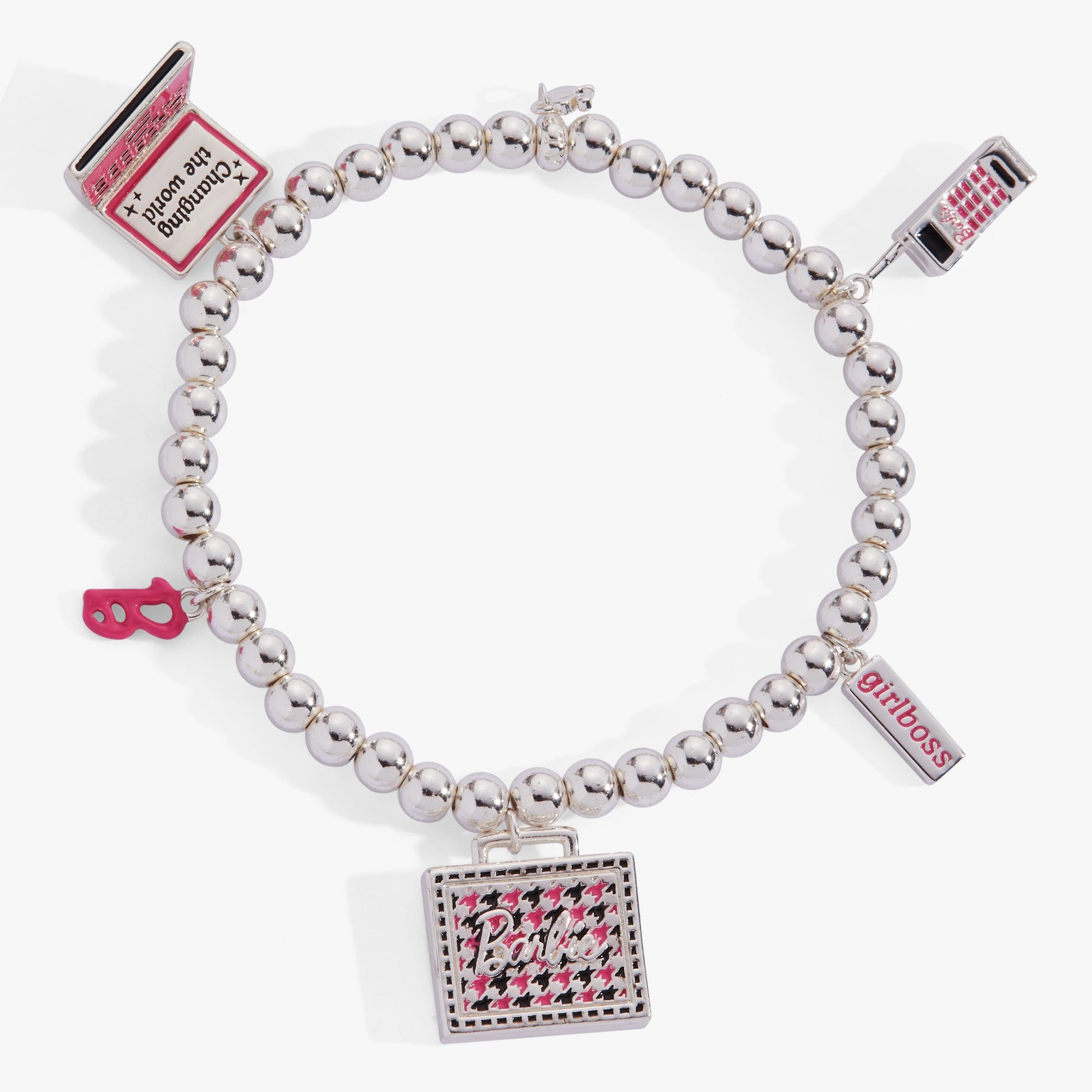 Barbie™ Girlboss Stretch Bracelet Silver