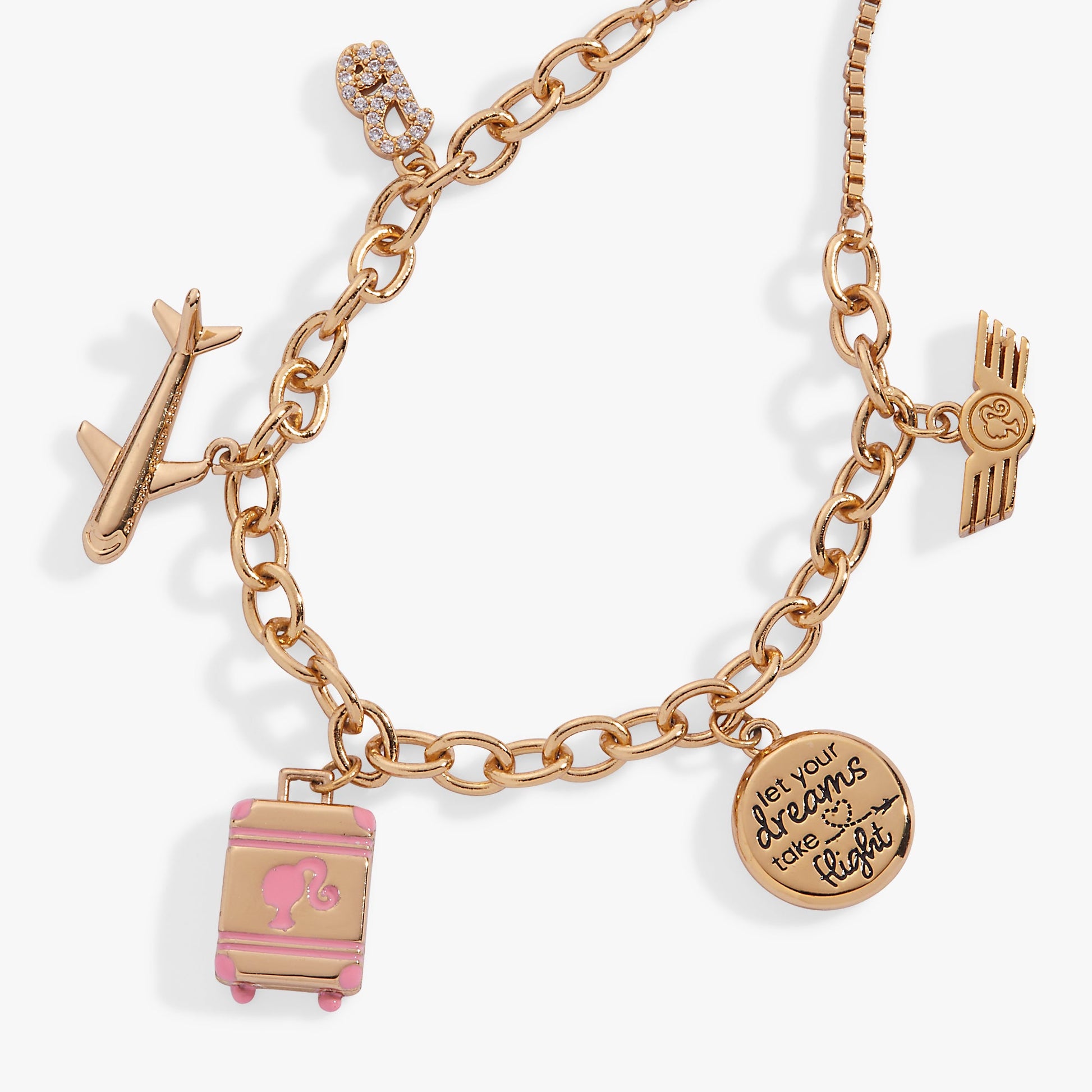 Barbie™ Travel Bolo Bracelet Gold