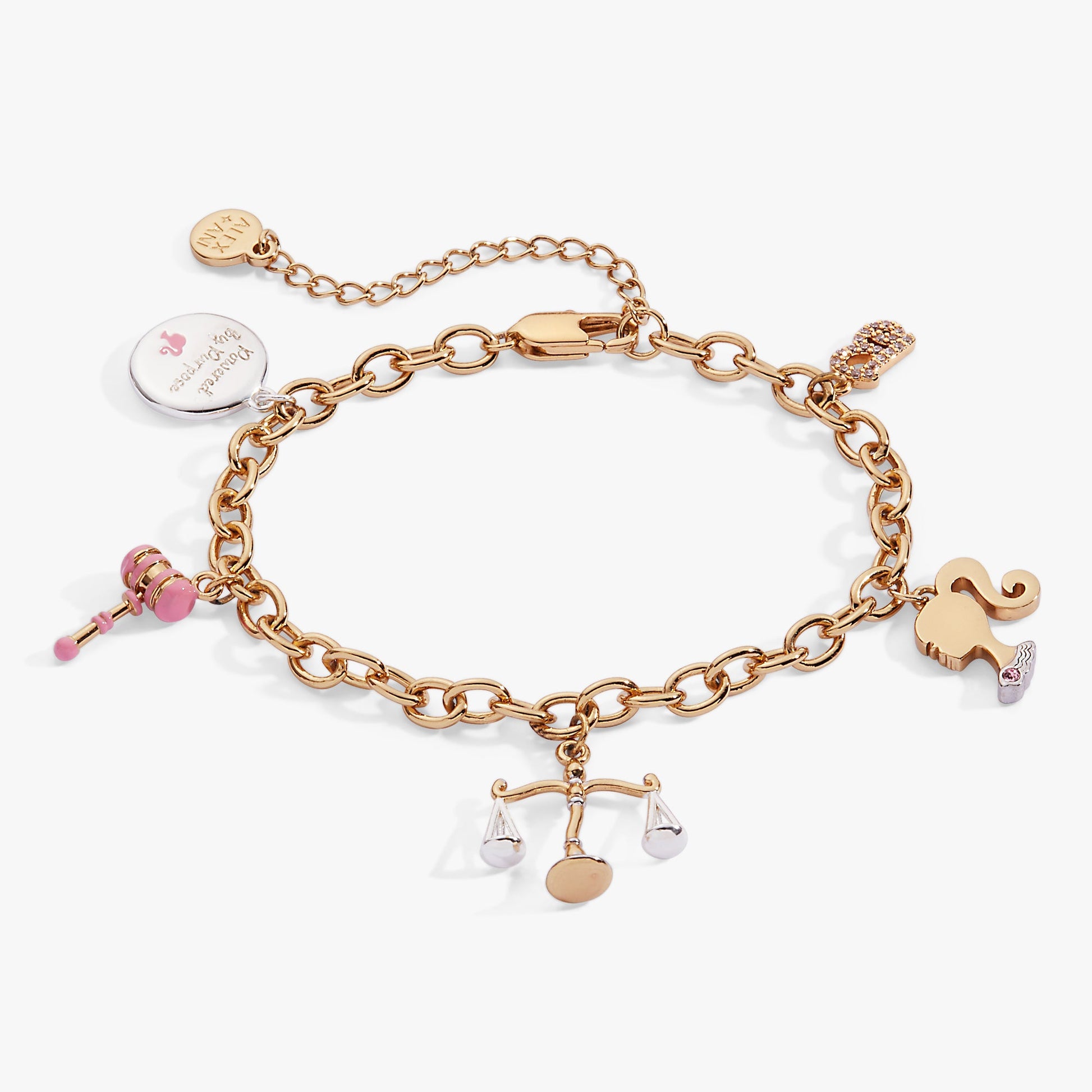 Barbie™ Legal Charm Bracelet Two Tone