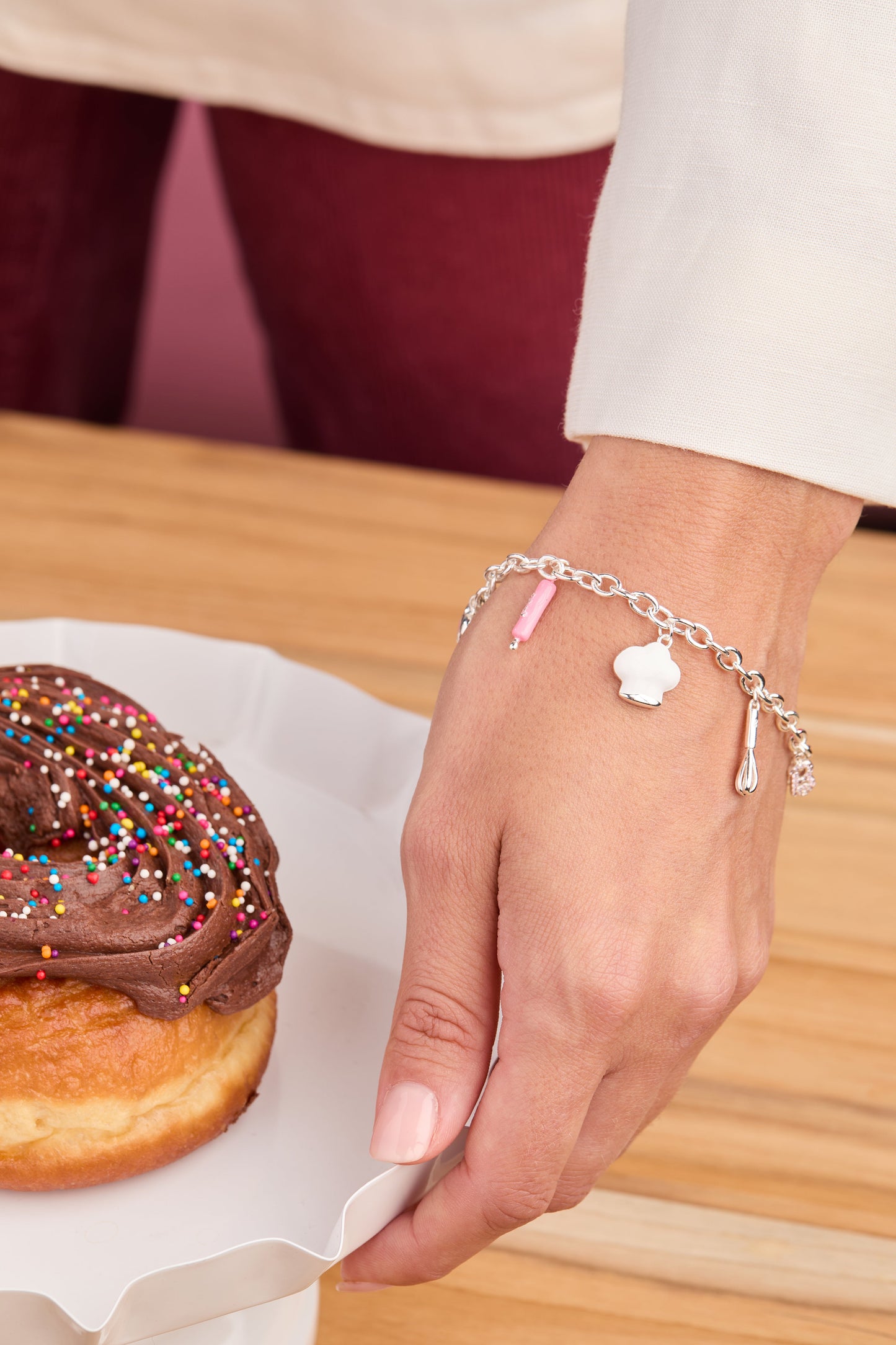 Barbie™ Chef Charm Bracelet Silver