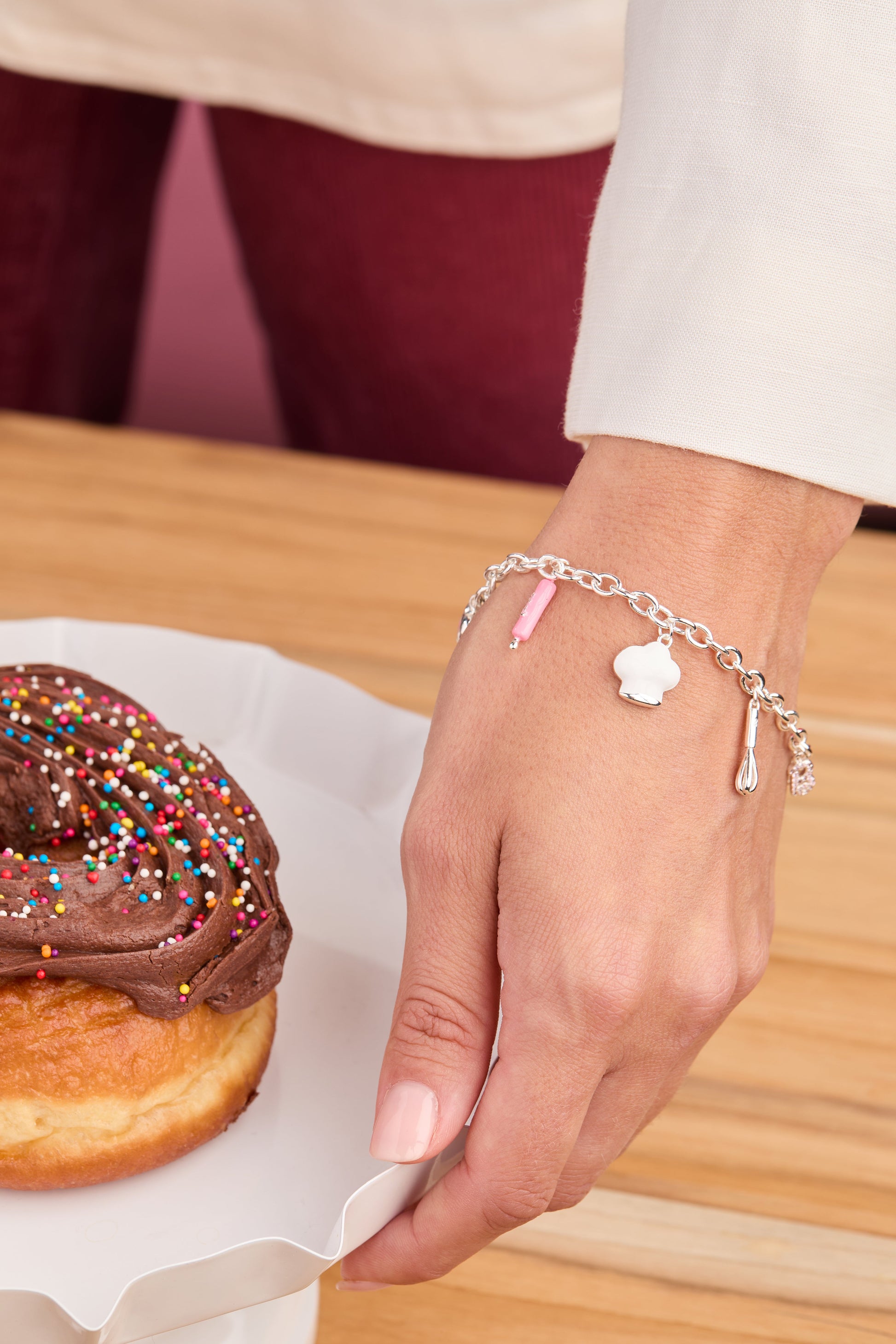 Barbie™ Chef Charm Bracelet Silver