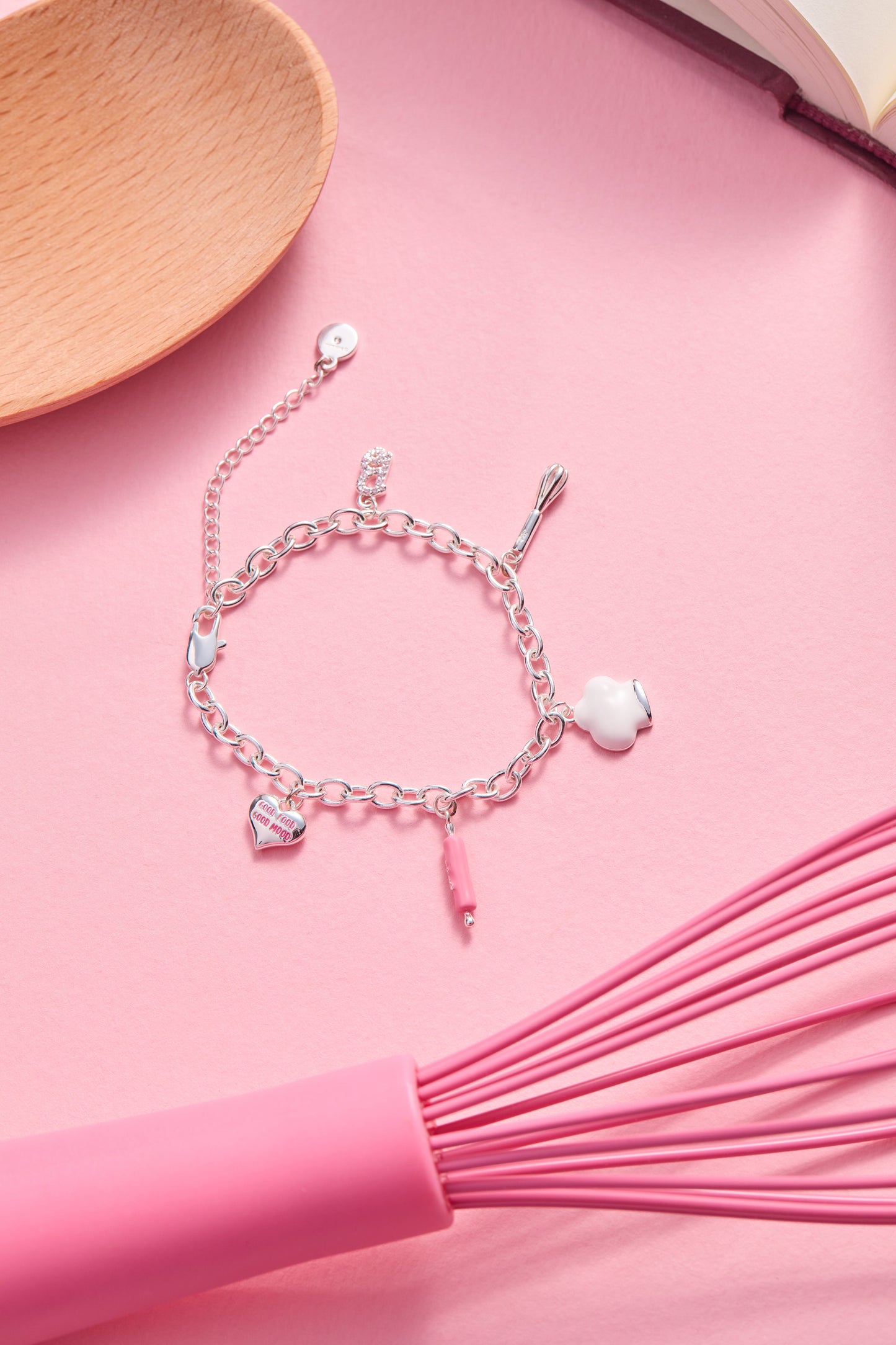 Barbie™ Chef Charm Bracelet Silver