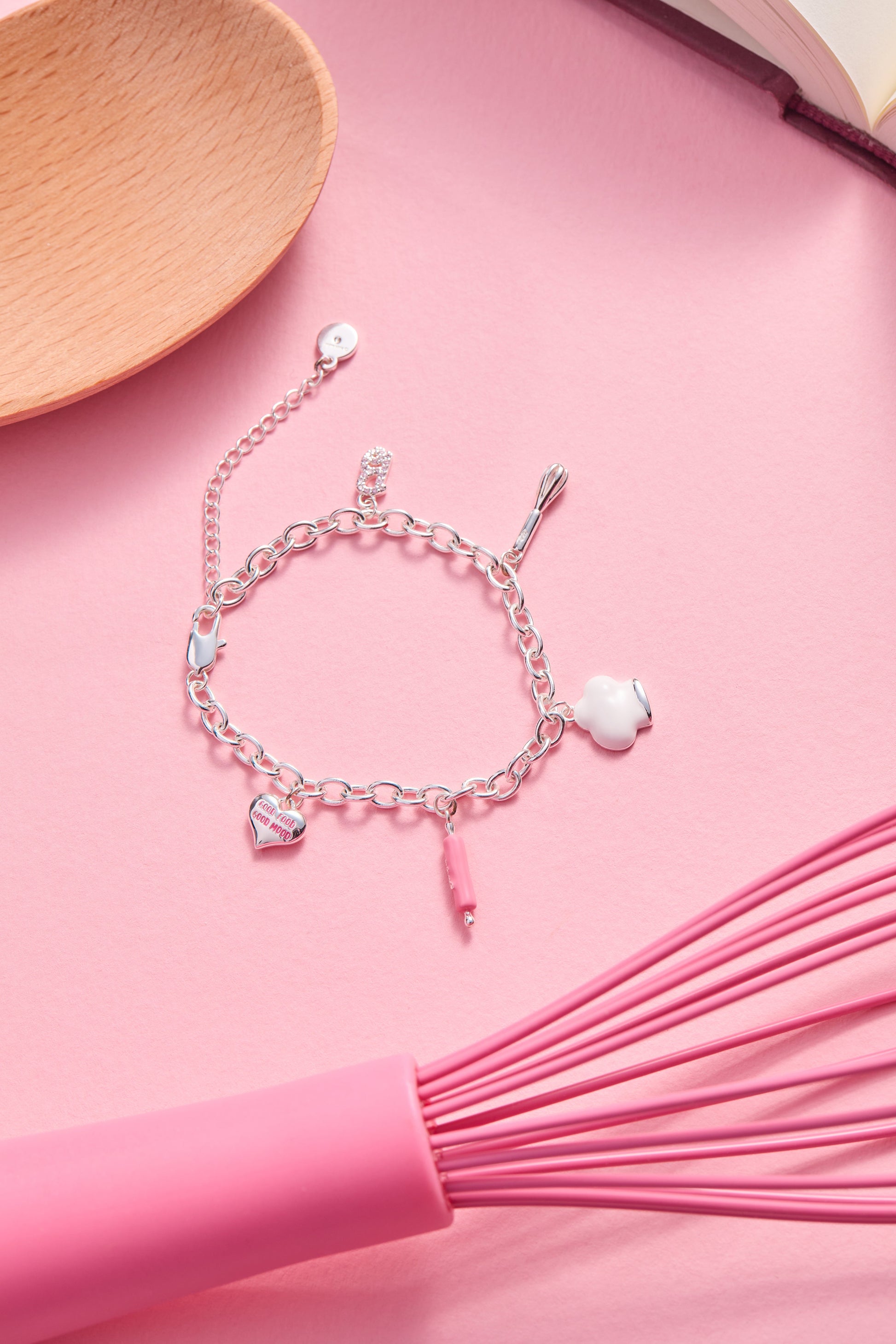 Barbie™ Chef Charm Bracelet Silver