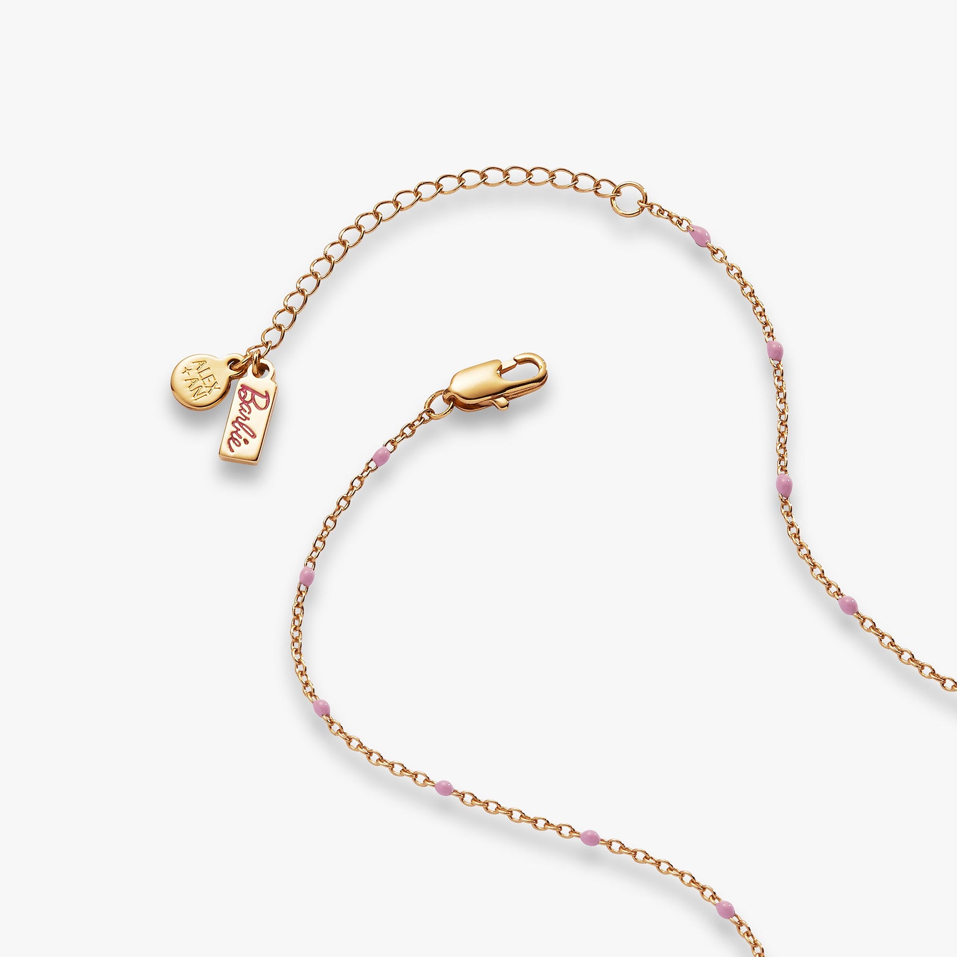 Barbie™ Cowboy Boot Pendant Necklace Gold