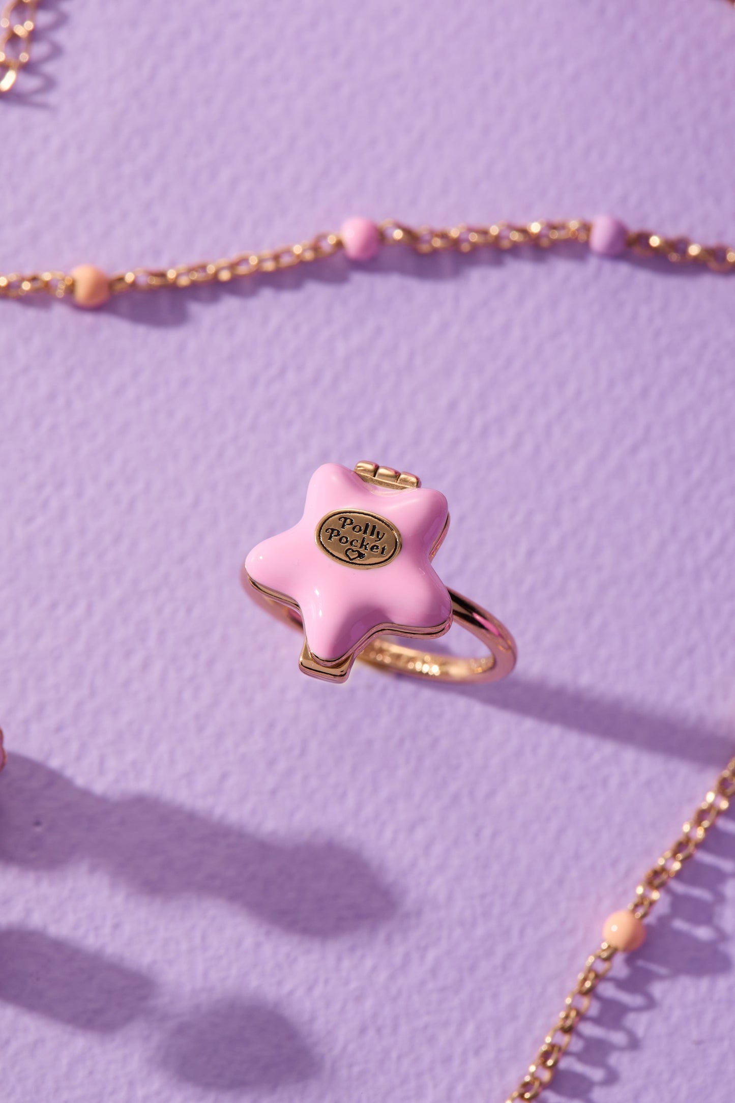 Polly Pocket™ Locket Ring Gold
