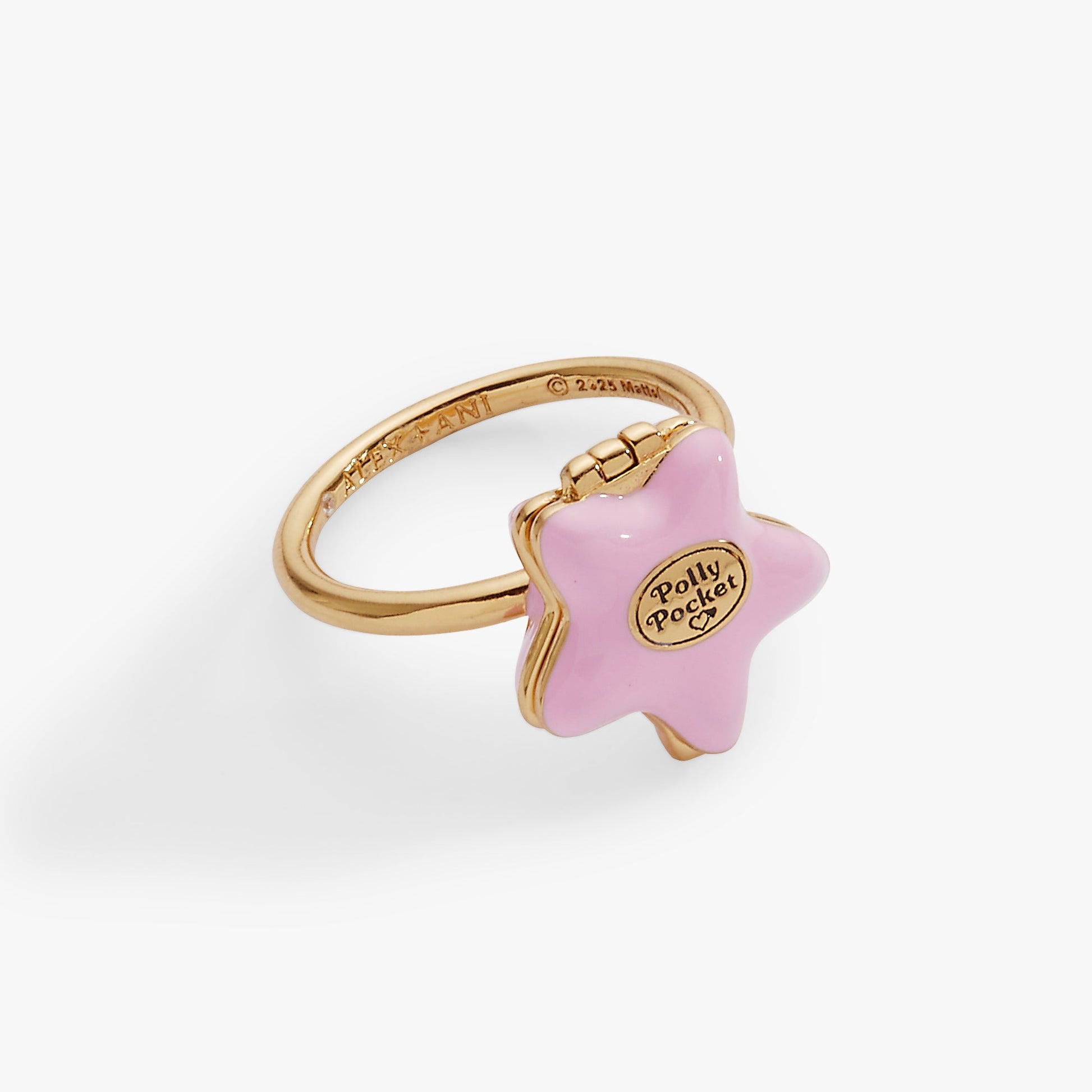 Polly Pocket™ Locket Ring Gold