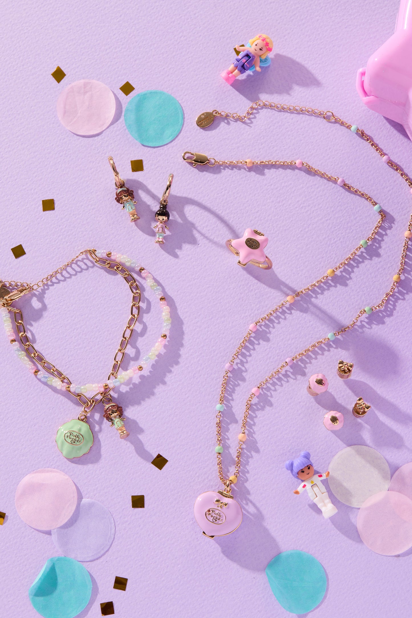 Polly Pocket™ Locket Ring Gold