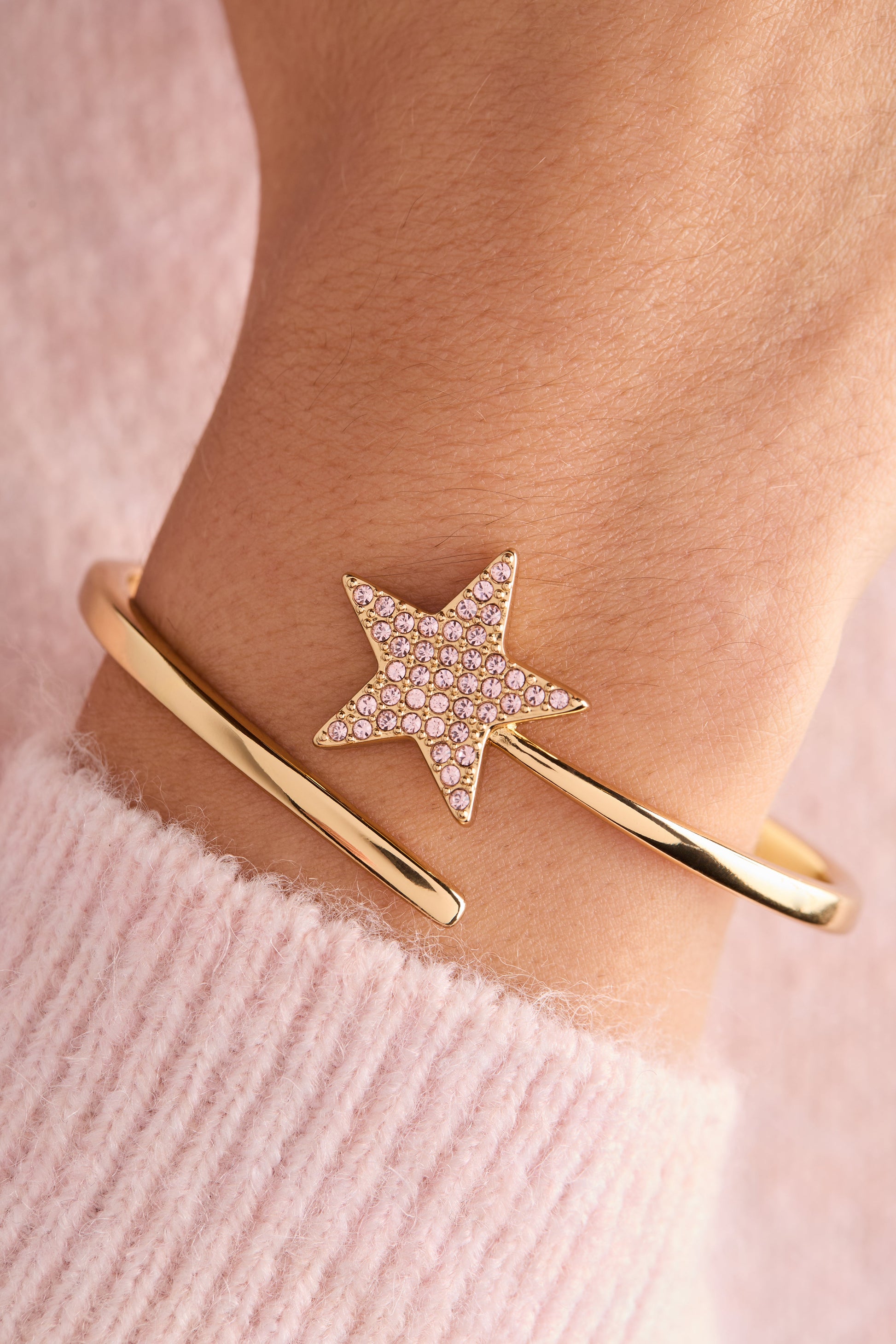The Wizard of Oz™ Glinda Wand Bypass Cuff Gold