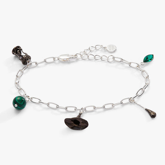 The Wizard of Oz™ Wicked Witch Charm Bracelet Silver