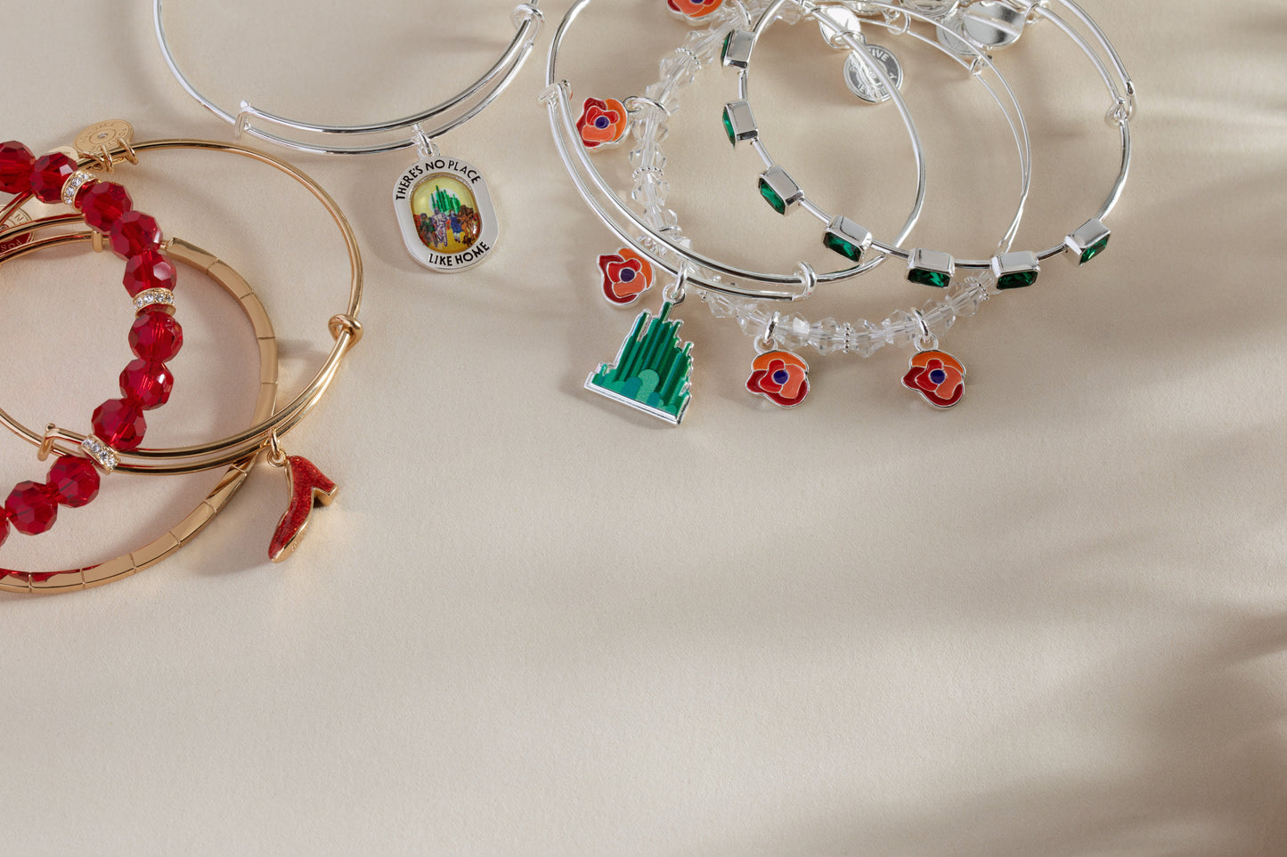 The Wizard of Oz™ Emerald City Set of 3 Bangles Silver