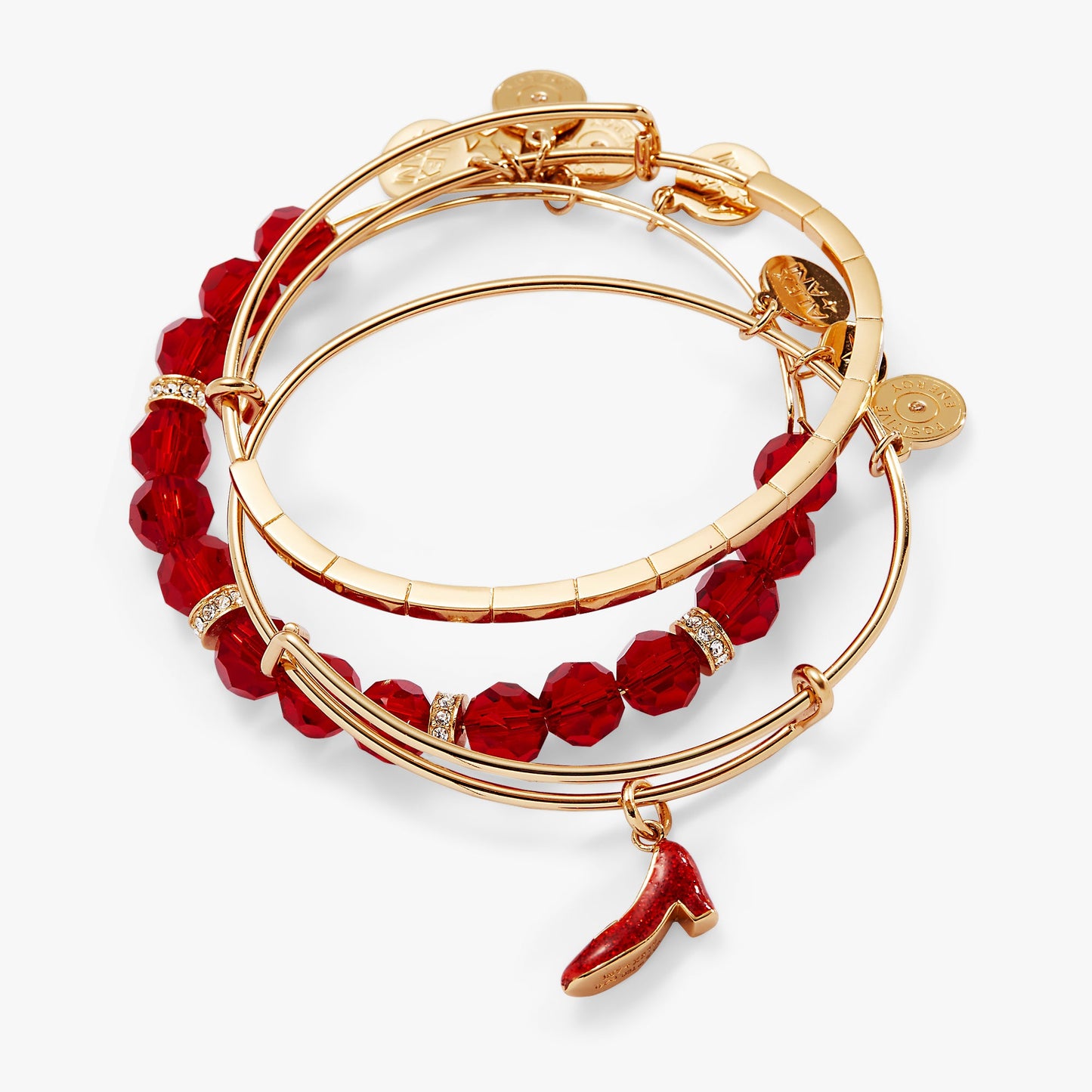 The Wizard of Oz™ Dorothy Set of 3 Bangles Gold