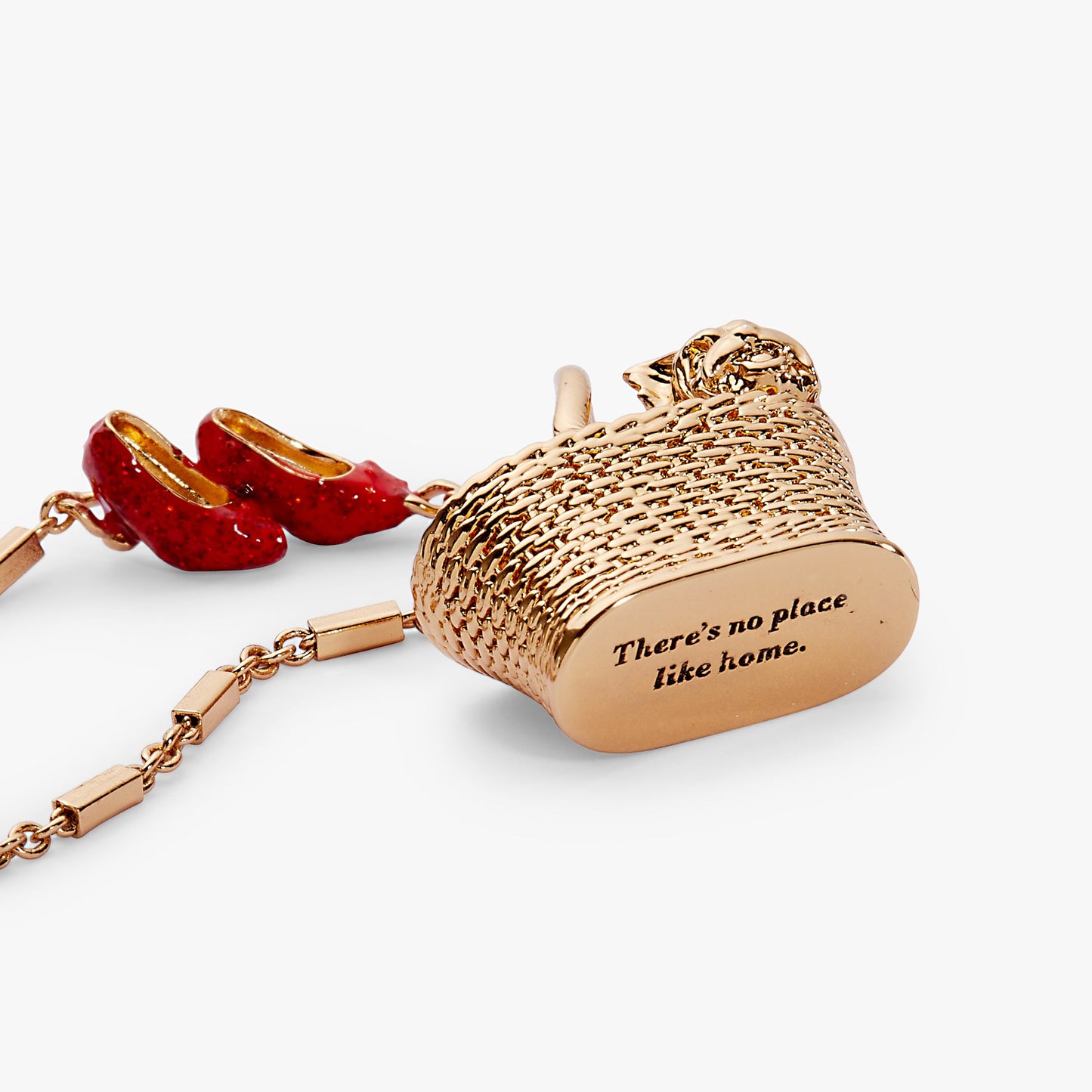 The Wizard of Oz™ Dorothy Toto Basket Pendant Gold