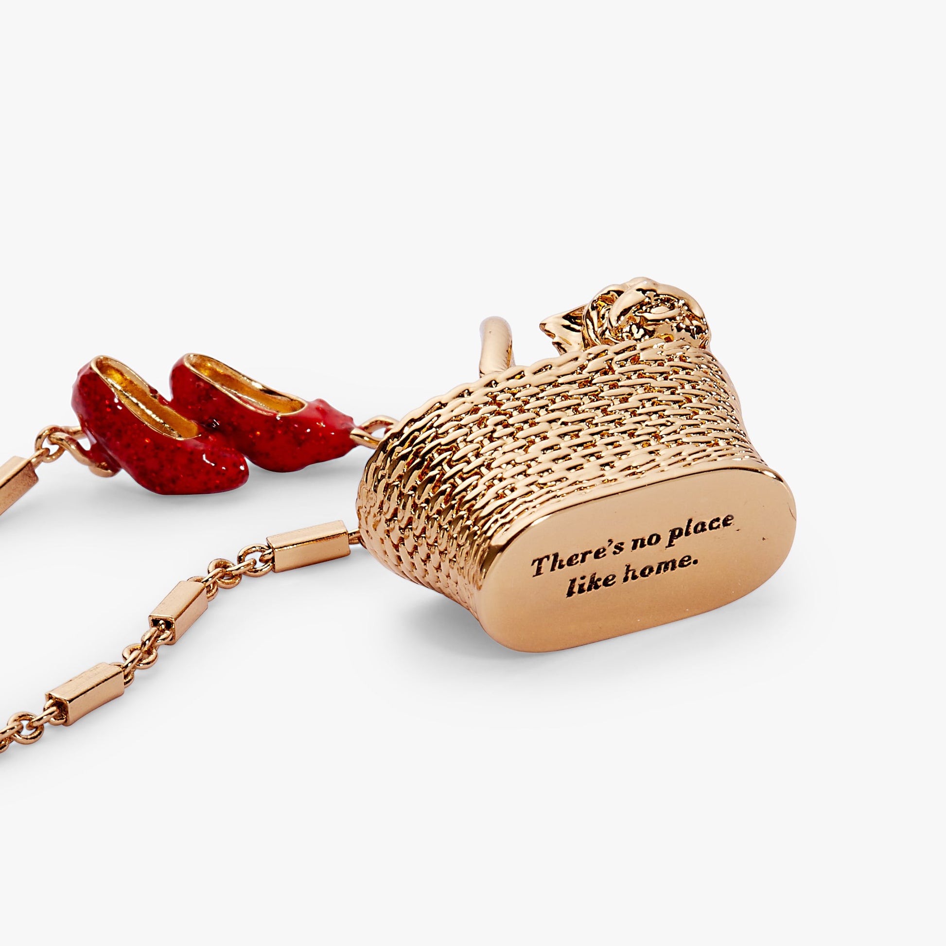 The Wizard of Oz™ Dorothy Toto Basket Pendant Gold
