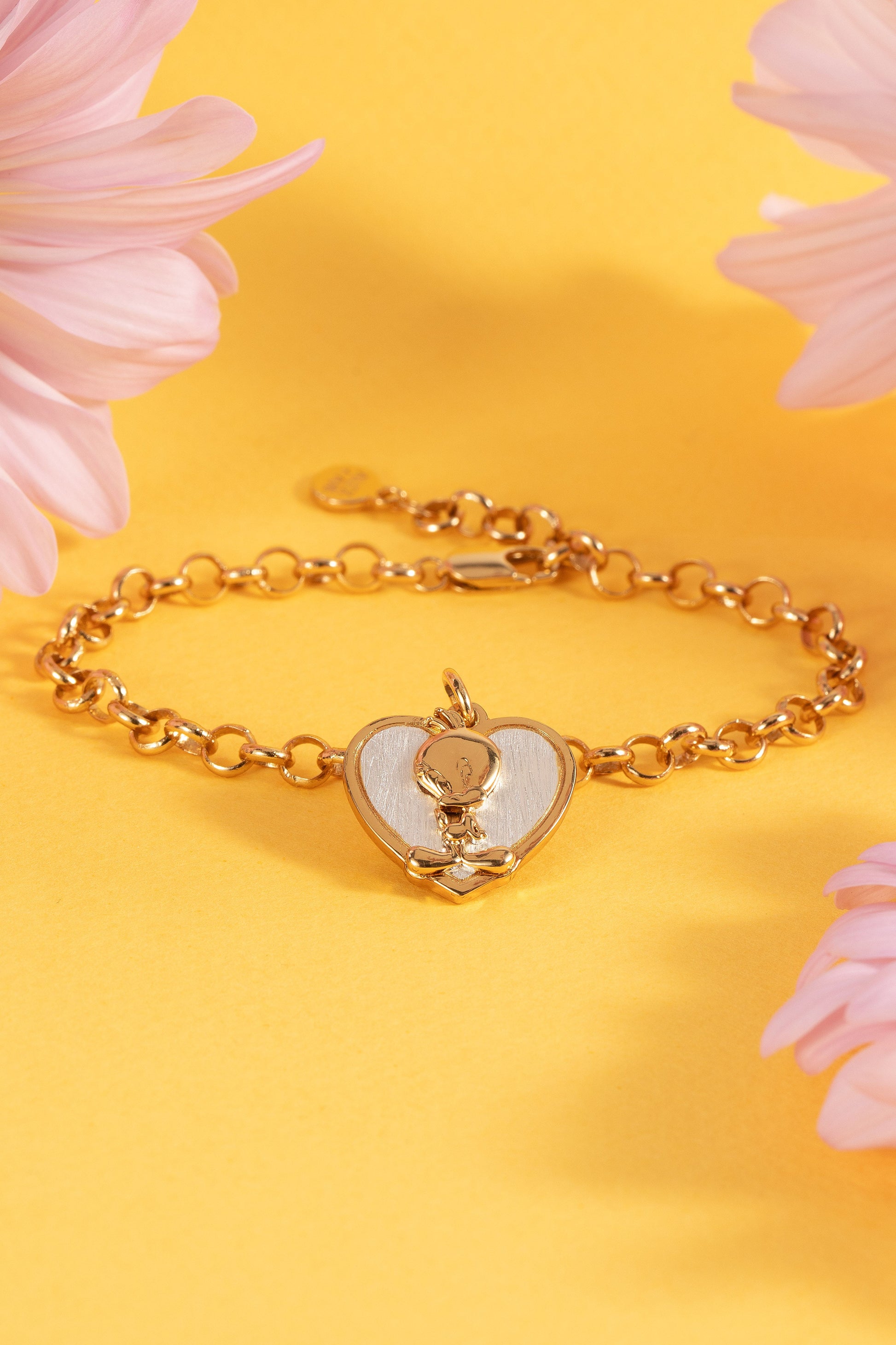 Looney Tunes - Tweety Heart Bracelet Two Tone