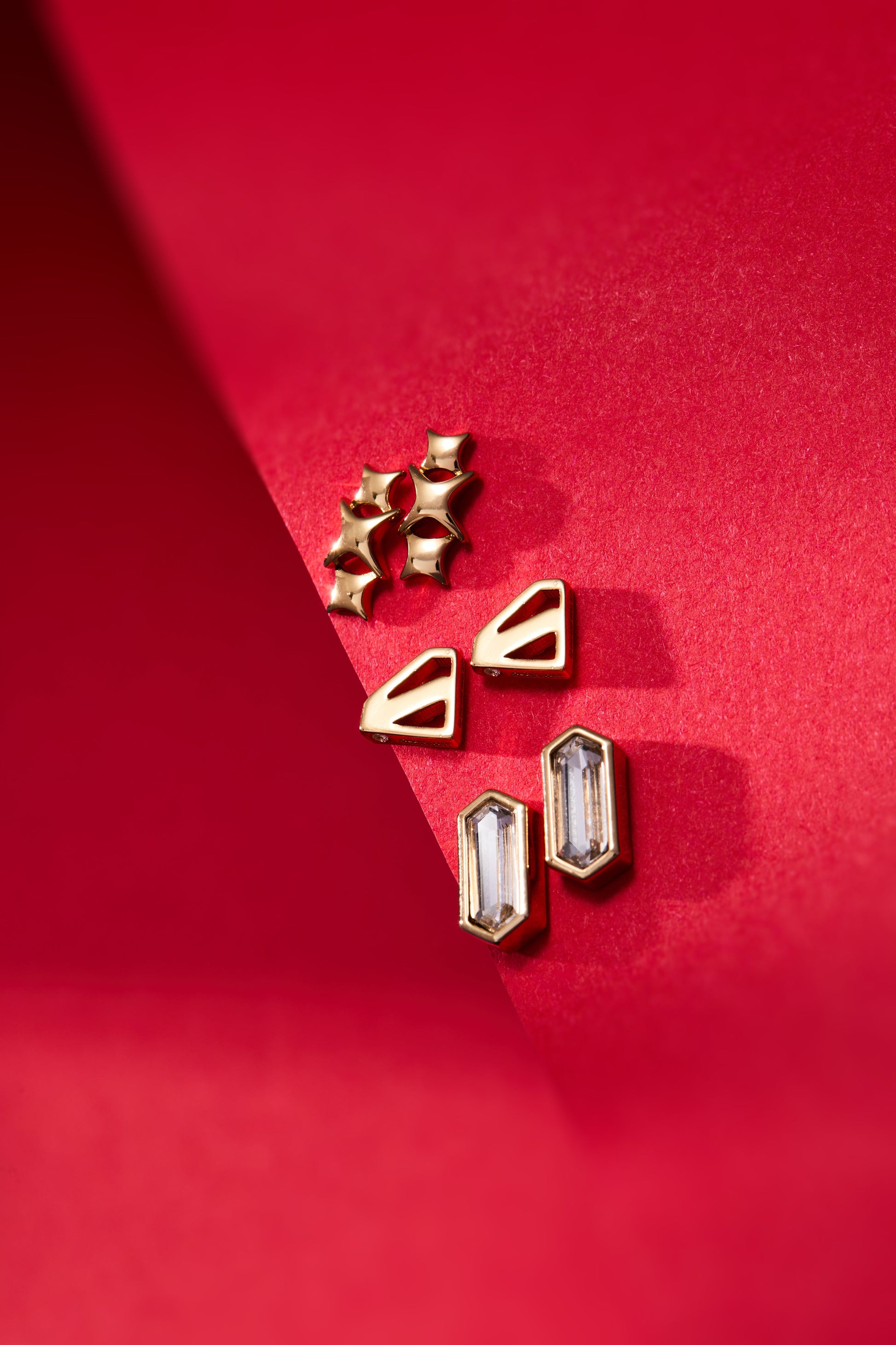 SUPERMAN™ Stud Set Gold