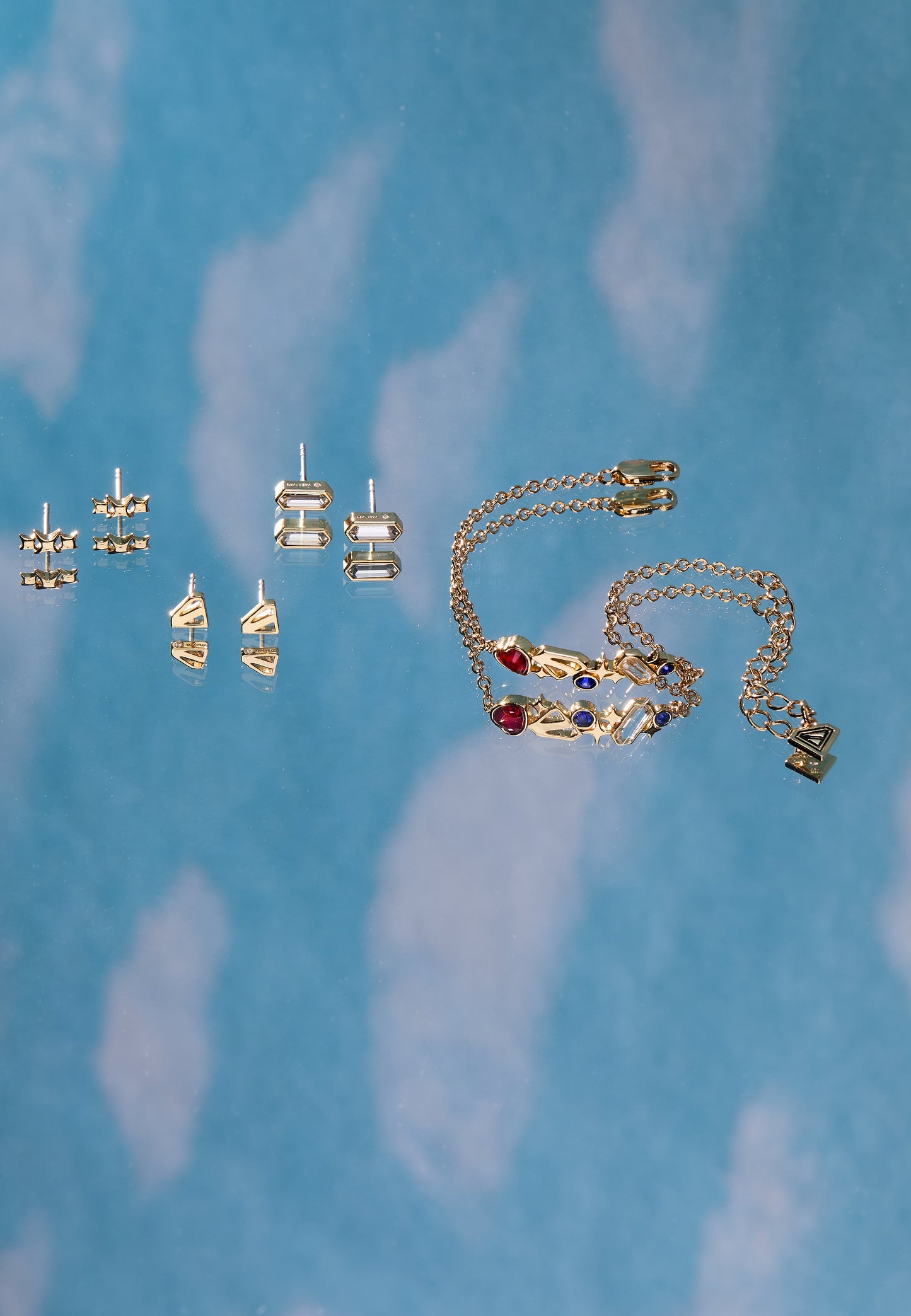 SUPERMAN™ Stud Set Gold