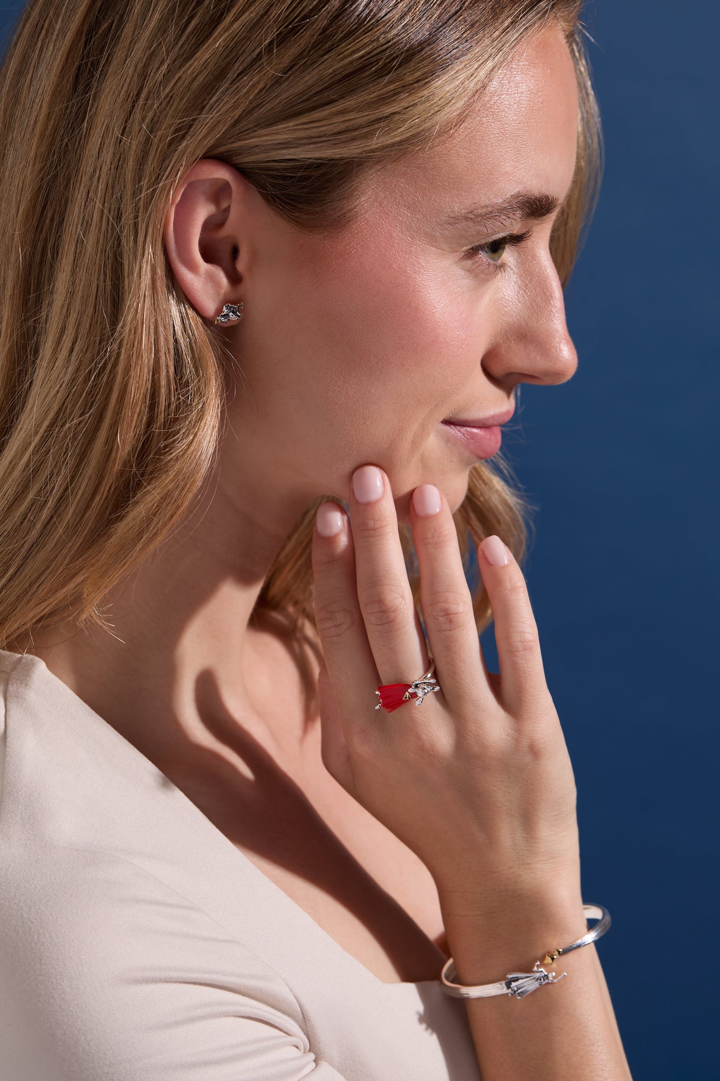 SUPERMAN™ Krypto Stud Two Tone