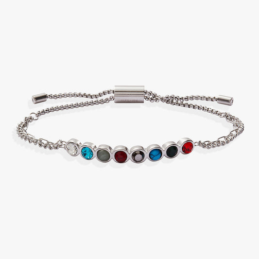 Daughter Acrostic Bolo Stainless Steel Gold