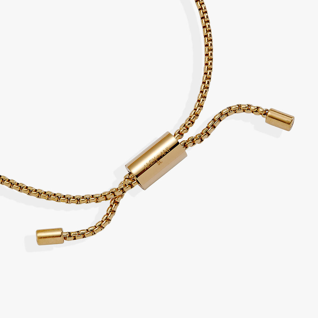 Daughter Acrostic Bolo Stainless Steel Gold