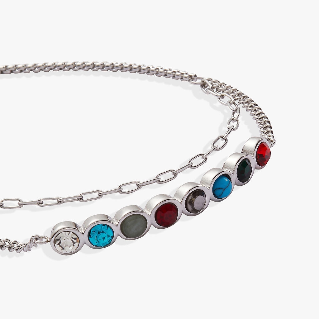 Daughter Acrostic Bolo Stainless Steel Gold