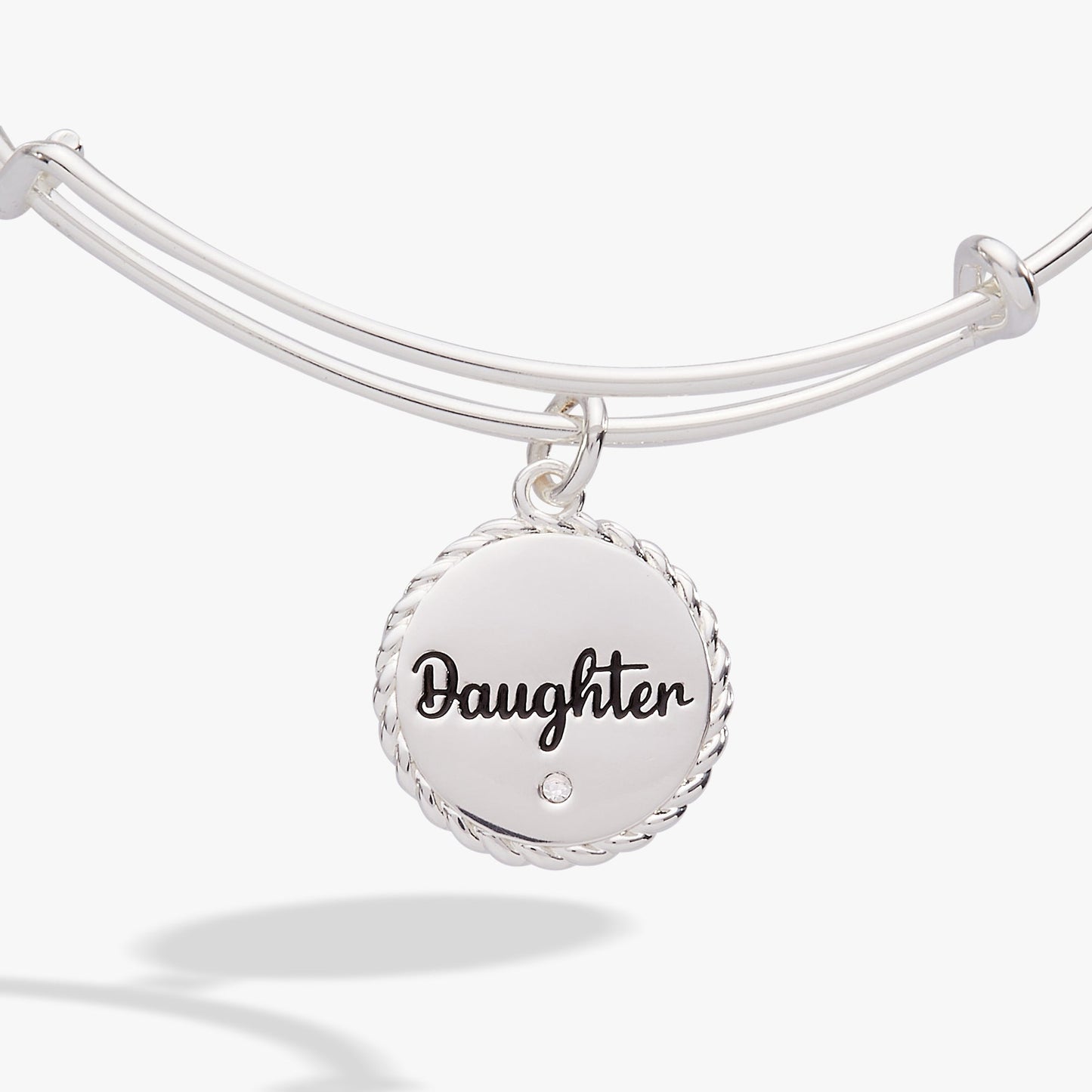 Daughter Charm Bangle Gold
