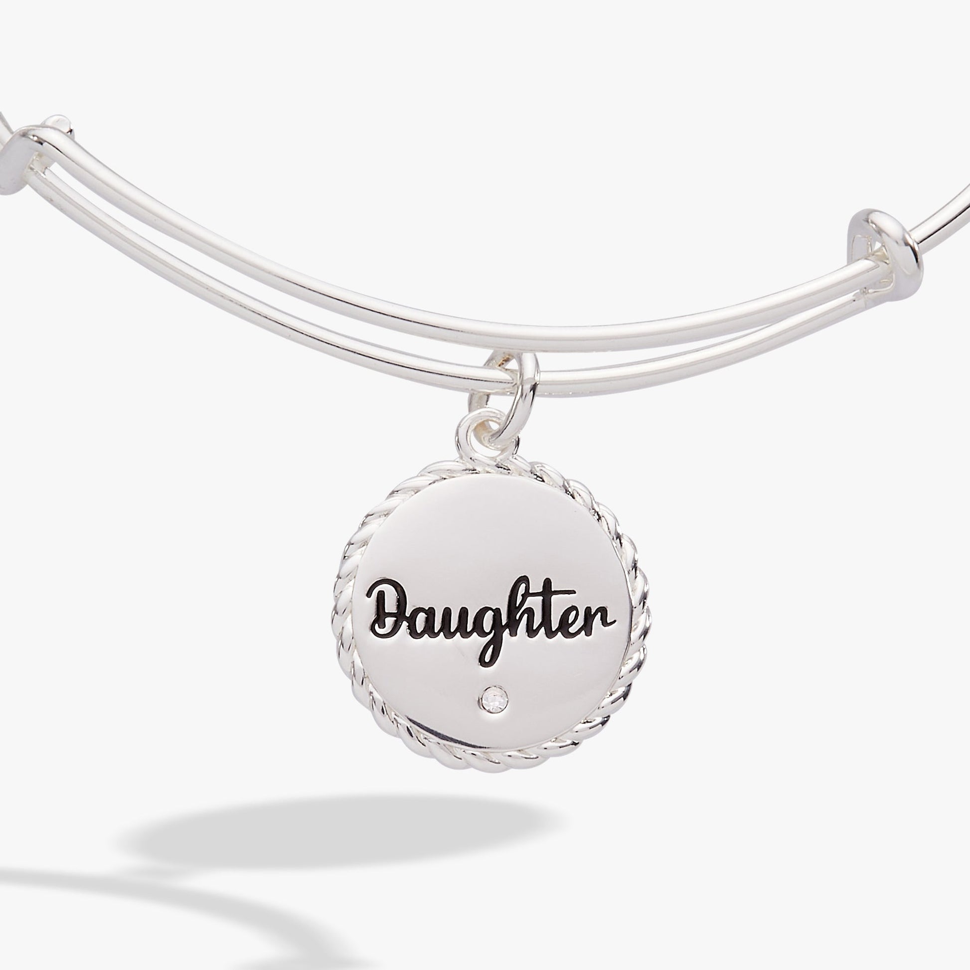 Daughter Charm Bangle Gold