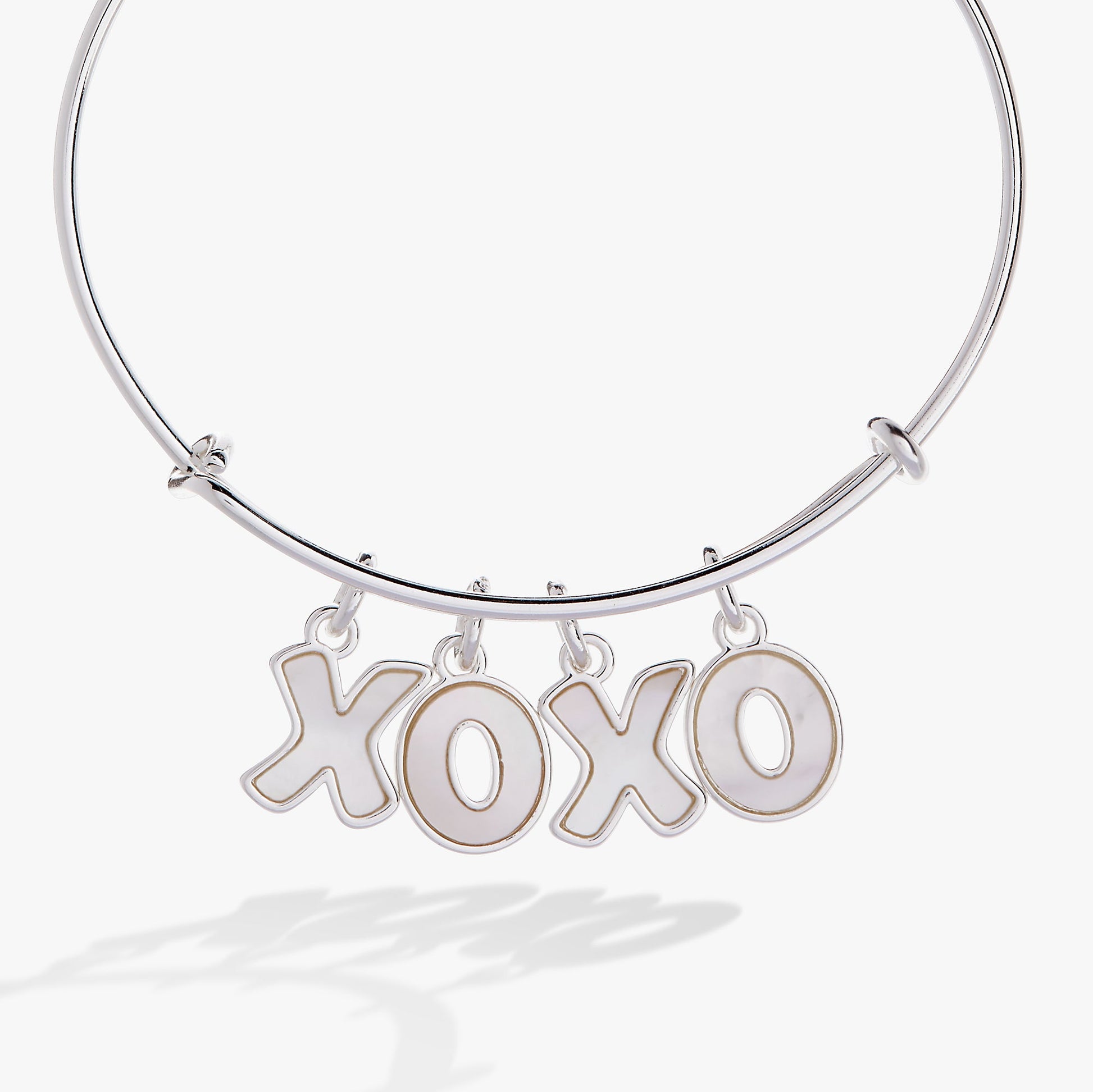 XOXO Charm Bangle Silver