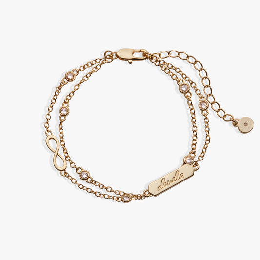 Mexico - Abuela Infinity Adjustable Bracelet Gold
