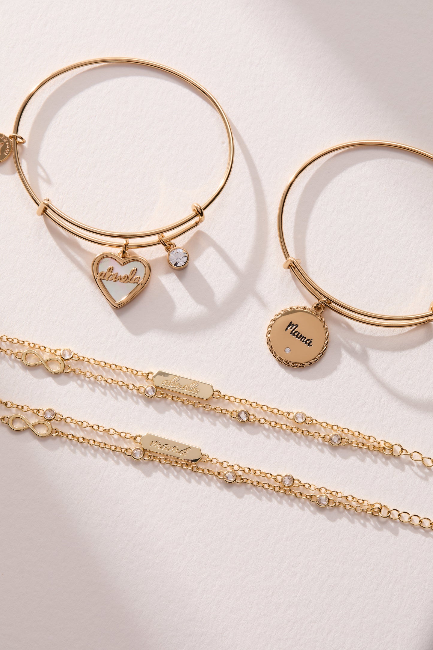 Mexico - Abuela Infinity Adjustable Bracelet Gold